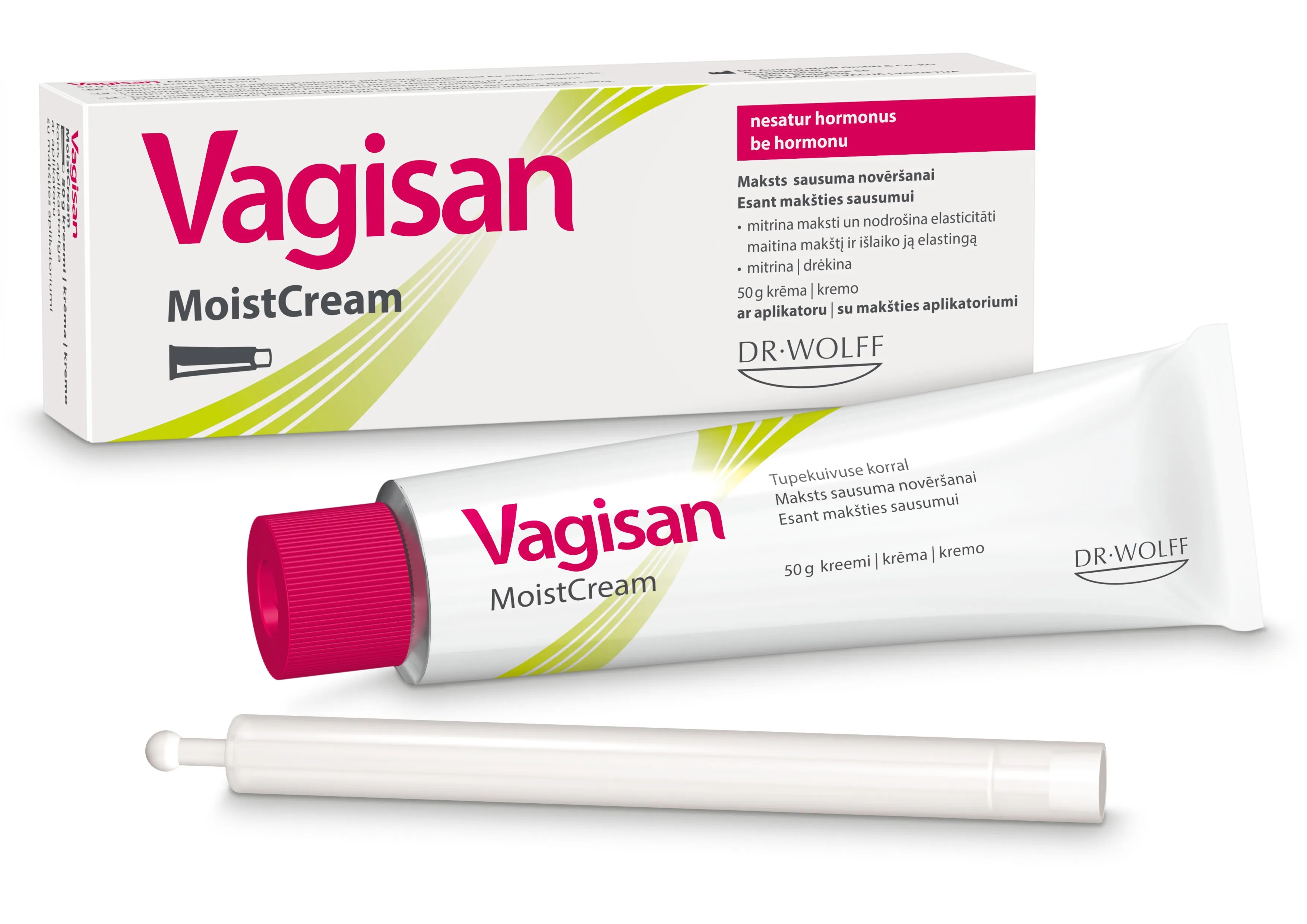 VAGISAN drėkinamasis makšties kremas, 50 g -  2