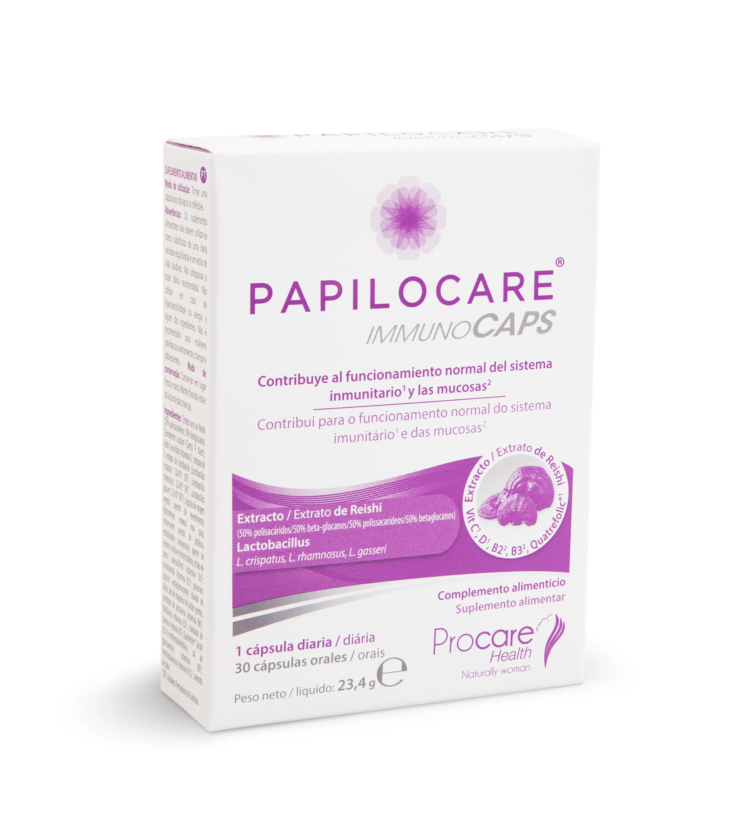 PAPILOCARE kapsulės IMMUNOCAPS, N30 -  
