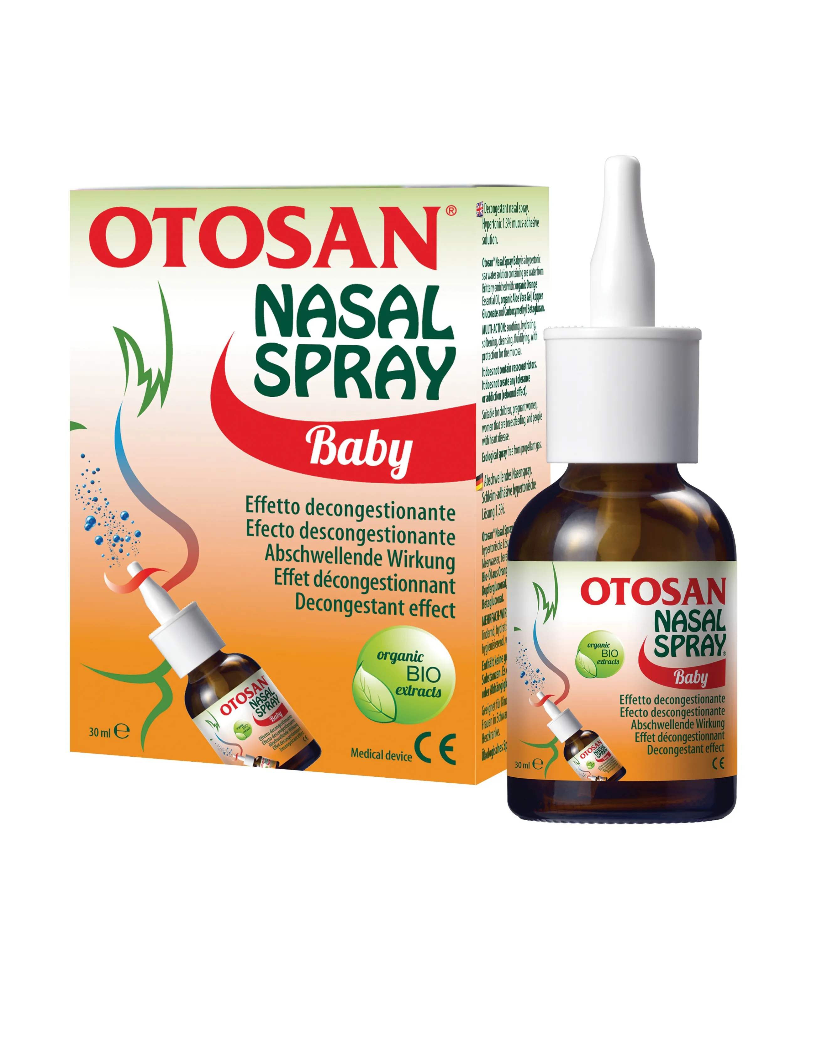 „OTOSAN® BABY" nosies purškalas vaikams, 30ml -  