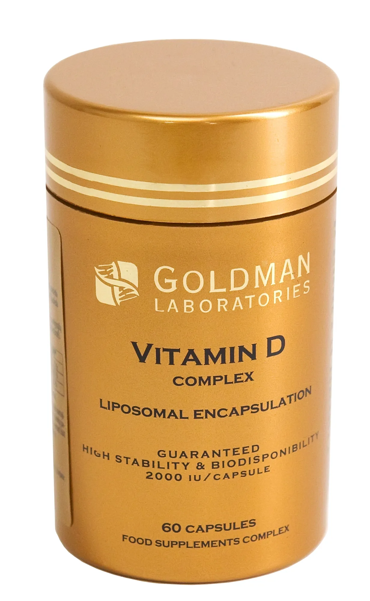 GOLDMAN LABORATORIES Vitamin D Complex maisto papildas, 60 kapsulių -  