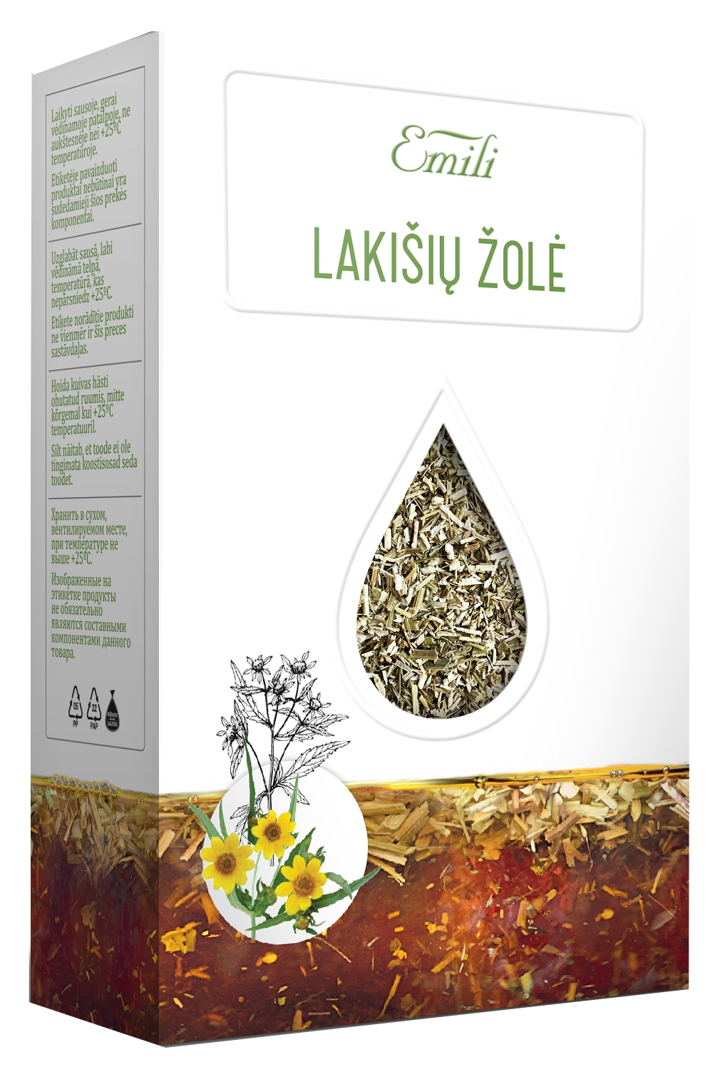 Lakišių žolė 40g Emili -  