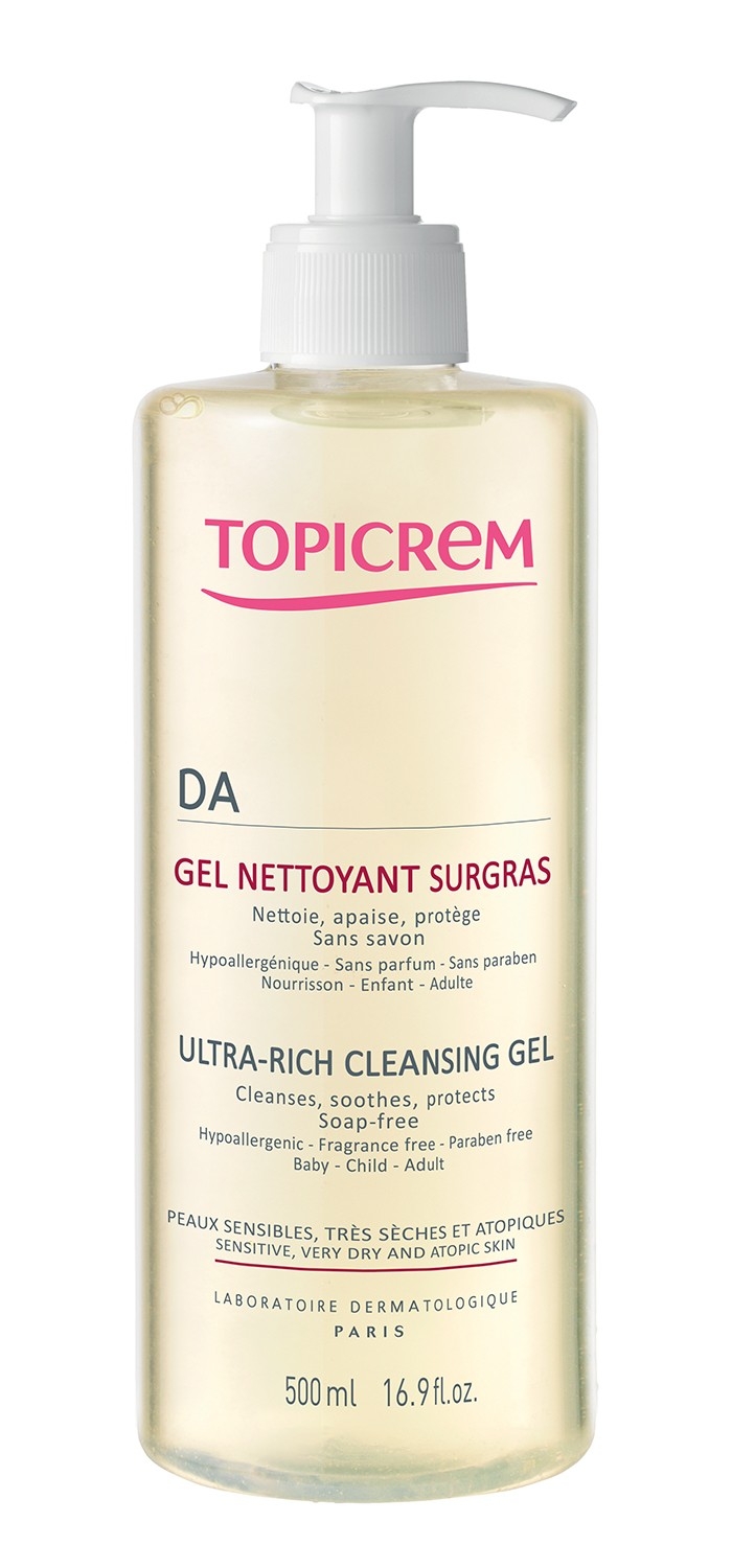 TOPICREM maitinamoji prausiamoji želė atopinei odai DA, 500ml -  
