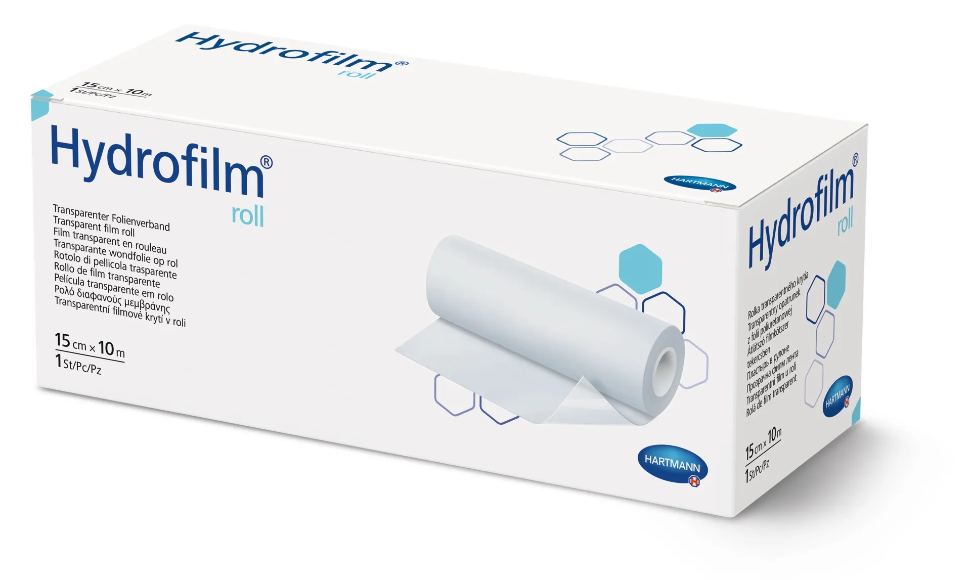 HYDROFILM skaidrus, ritininis pleistras, 15cm x 10m, 1 vnt. -  