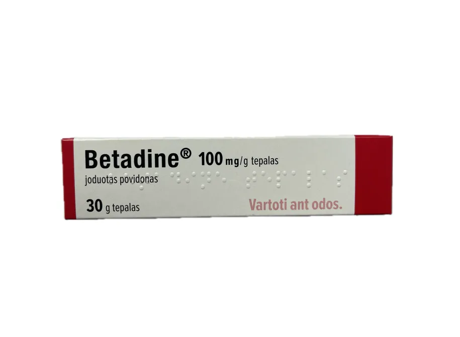 Betadine tepalas 30g (LI) tūbelė 1082701 -  