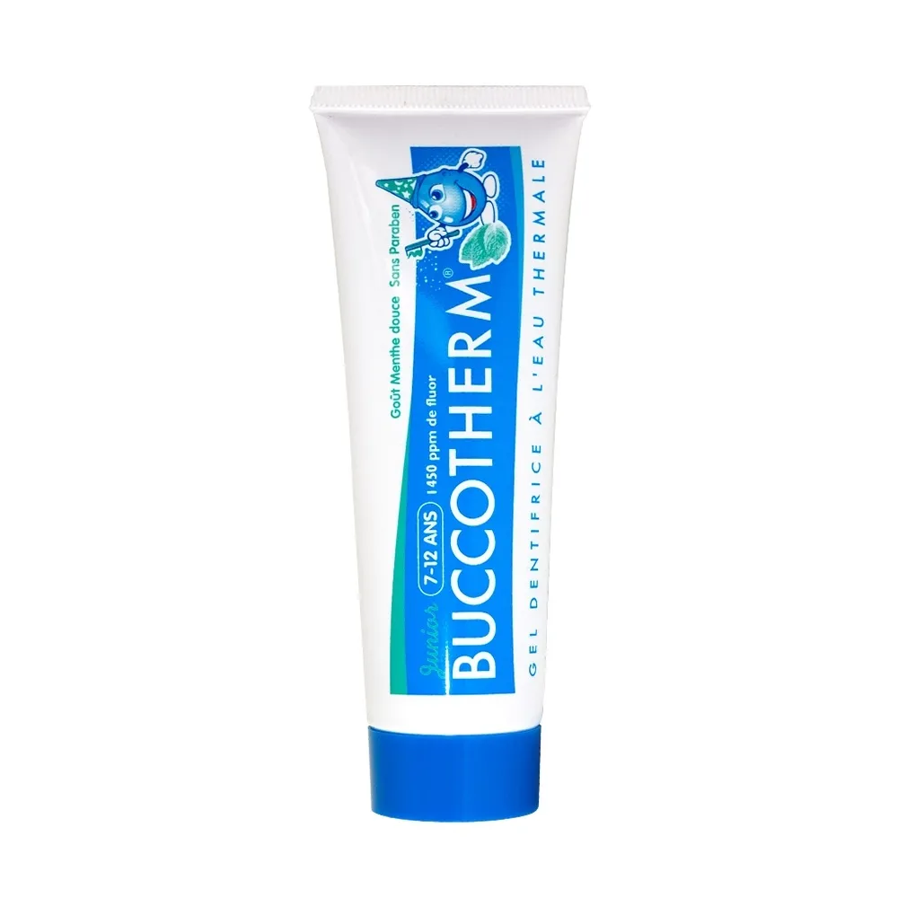 BUCCOTHERM dantų pasta-gelis 7-12 m. vaikams JUNIOR , 50ml -  