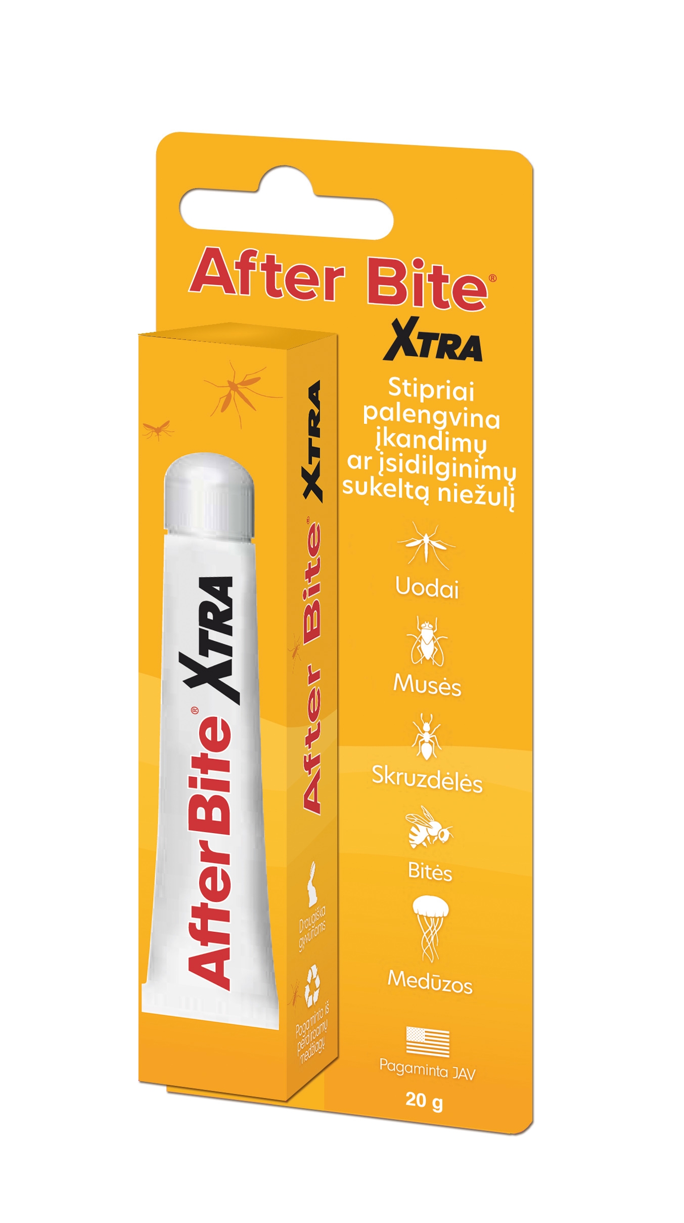After Bite® Xtra gelis po vabzdžių įkandimo, 20 g -  