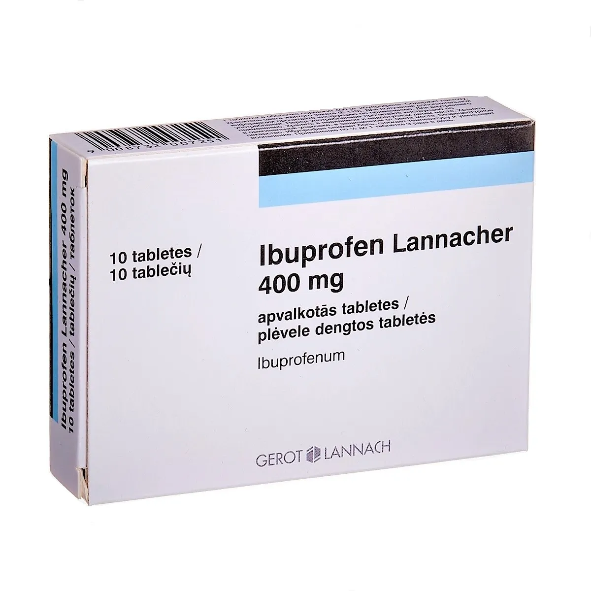 Ibuprofen Lannacher 400mg plėvele dengtos tabletės N10 -  