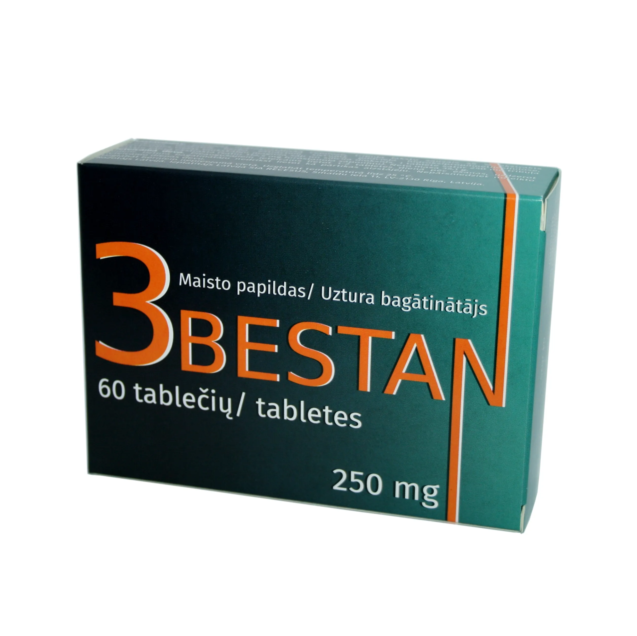 3BESTAN, 250 mg tabletės N60 -  