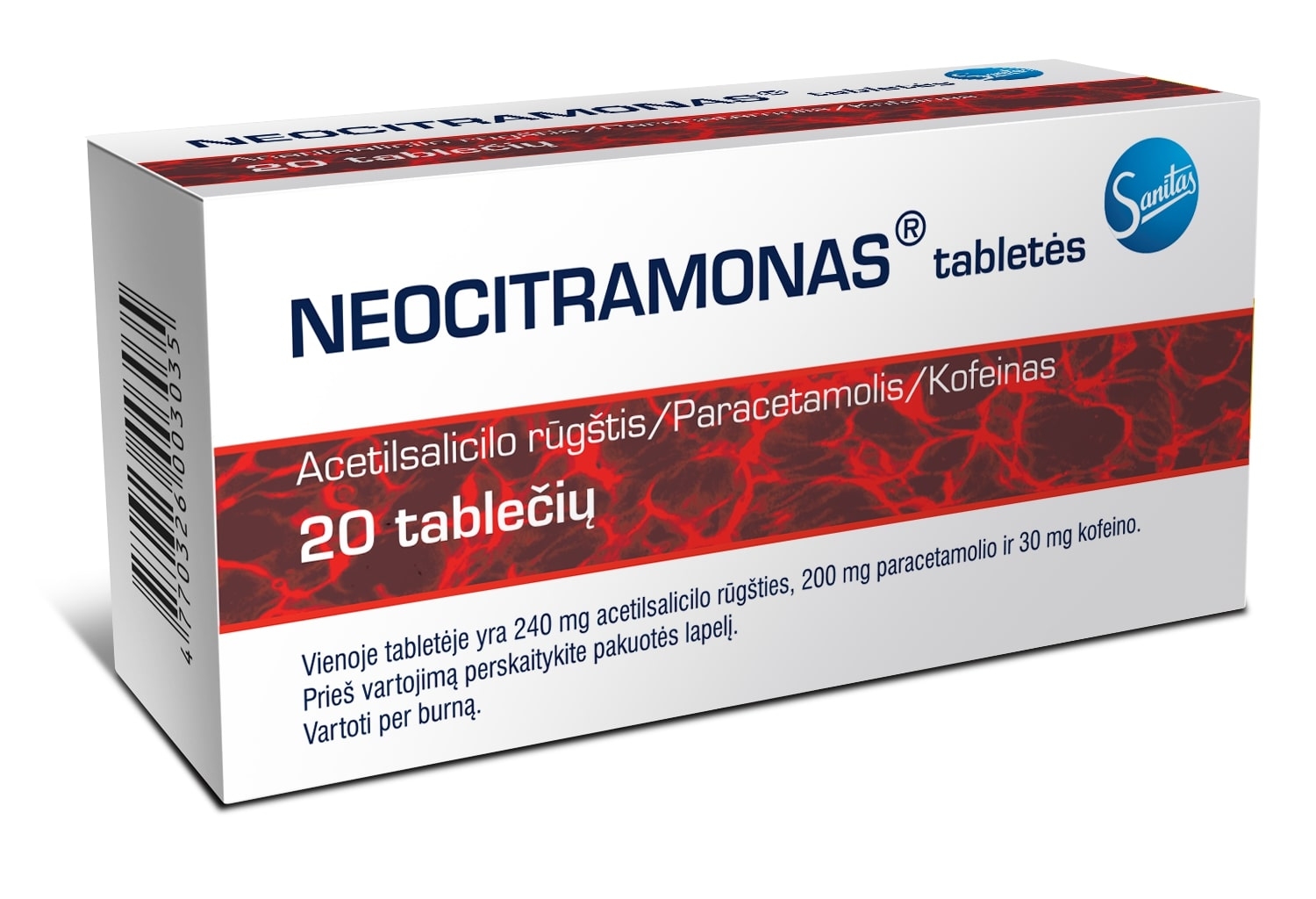 Neocitramonas tabletės N20 -  