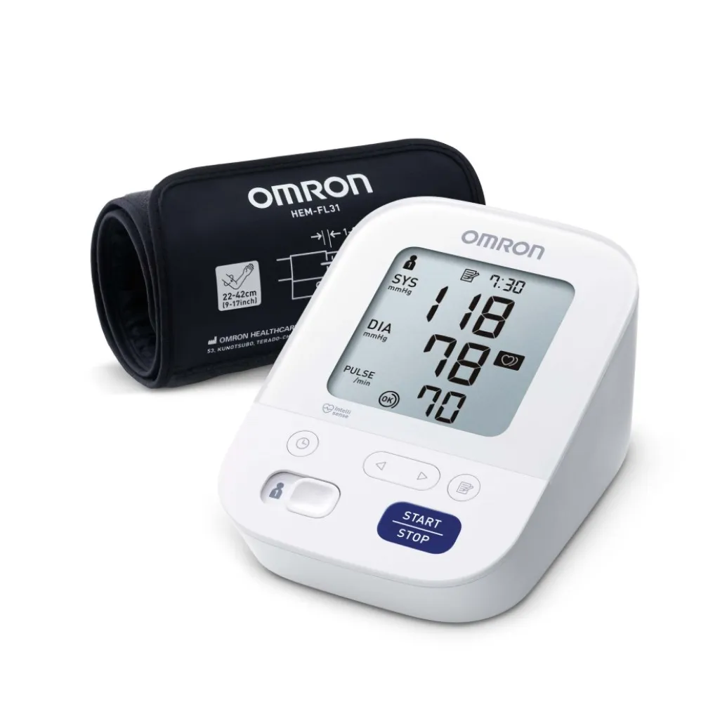 OMRON kraujospūdžio matuoklis su išmania rankove M3 COMFORT, N1 -  