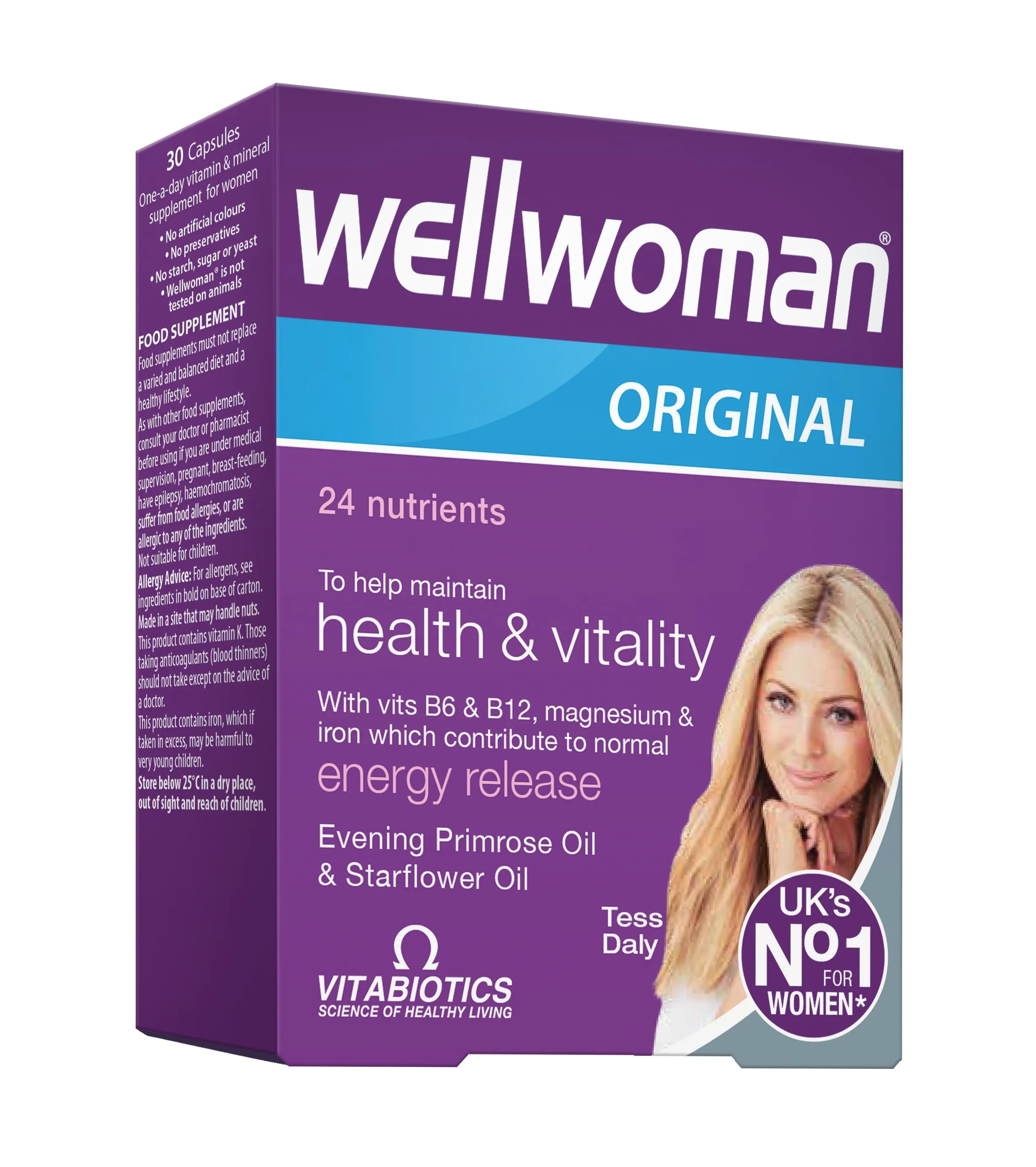 WELLWOMAN ORIGINAL, 30 kapsulių -  