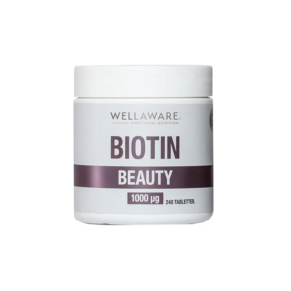 WELLAWARE BIOTIN BEAUTY, 240 tablečių -  