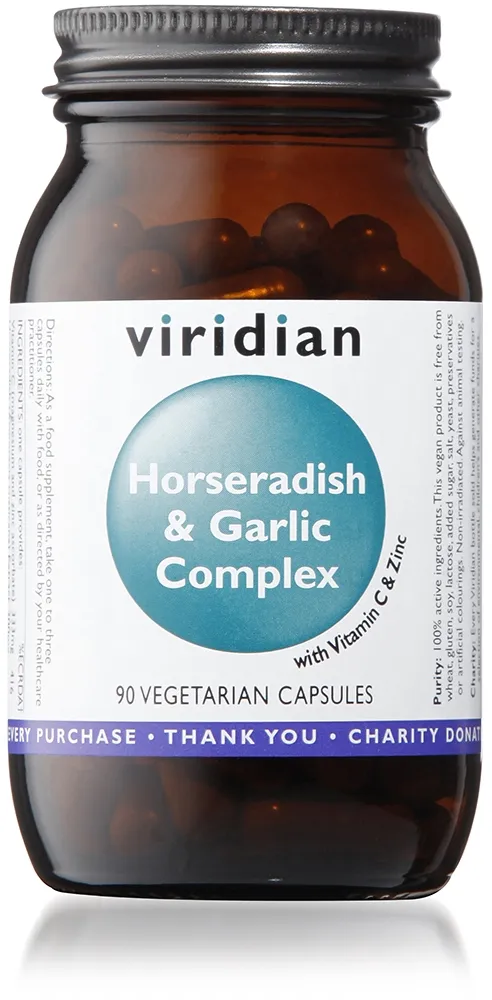 VIRIDIAN HORSERADISH & GARLIC COMPLEX, N90 -  
