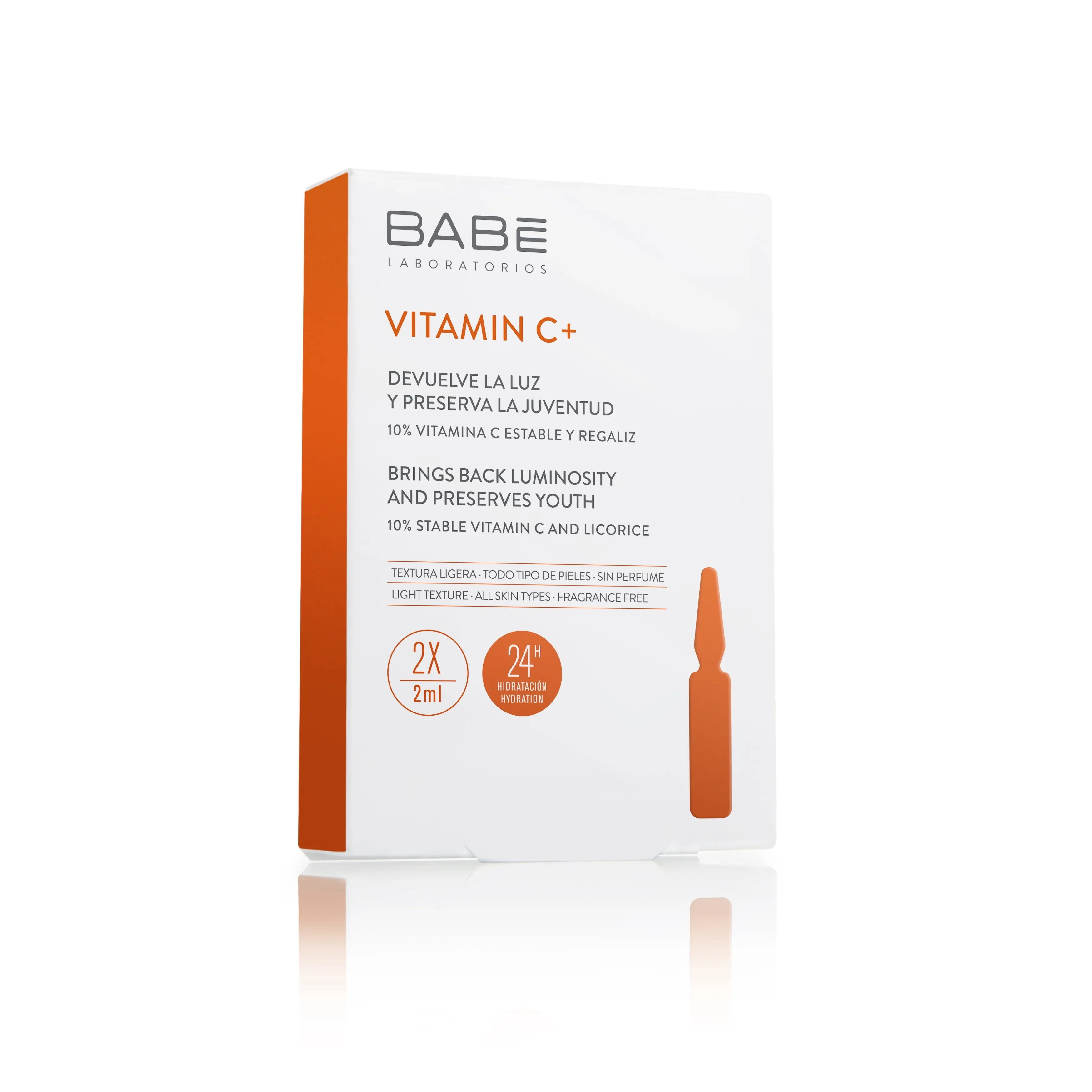 BABE skaistinamojo veido serumo ampulės VITAMIN C+, 2vnt -  