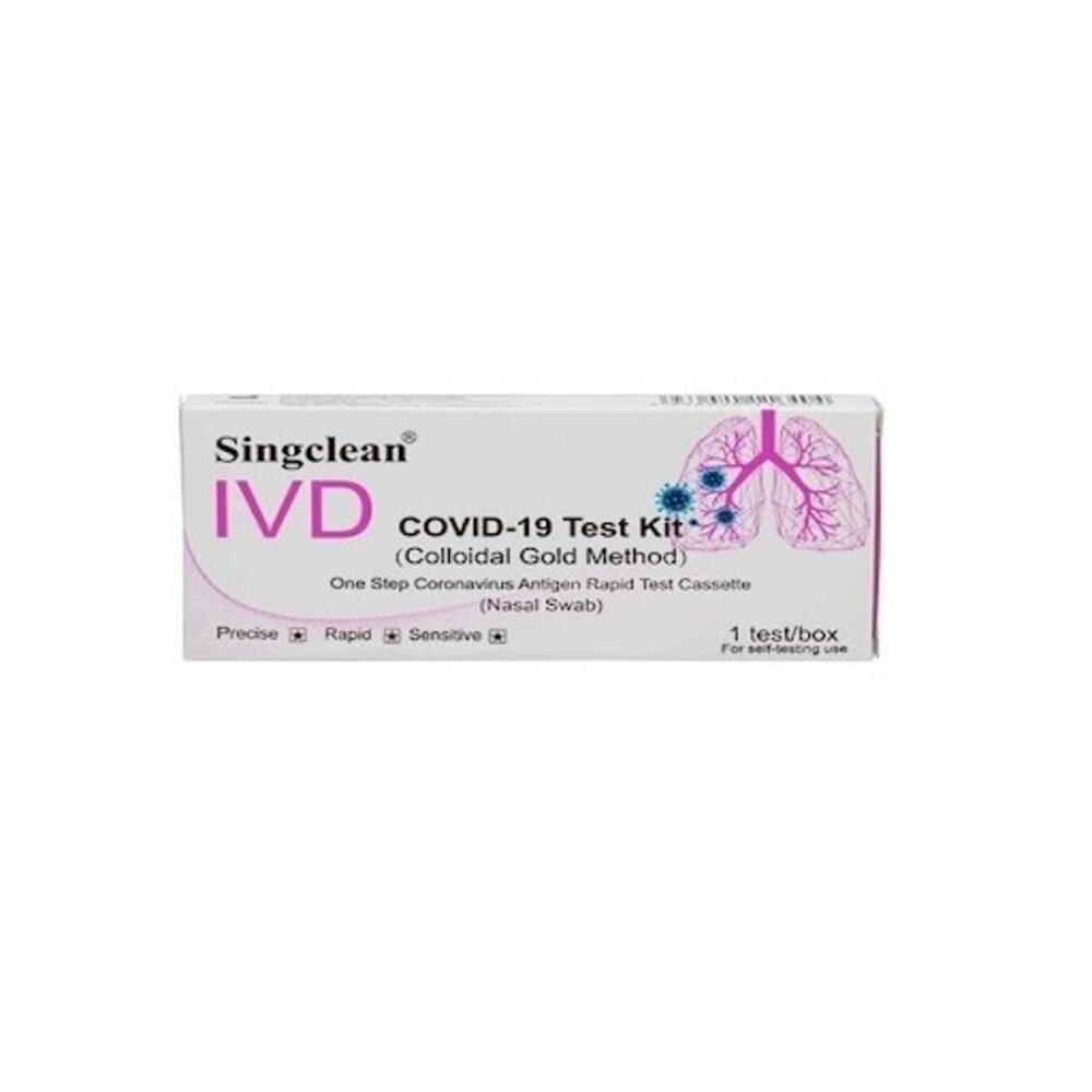 SINGCLEAN greitasis COVID-19 antigeno testas iš nosies, N1 -  