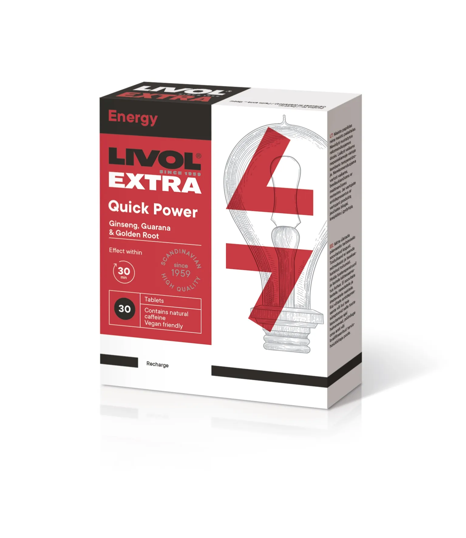 LIVOL EXTRA Quick Power, 30 tabl. -  