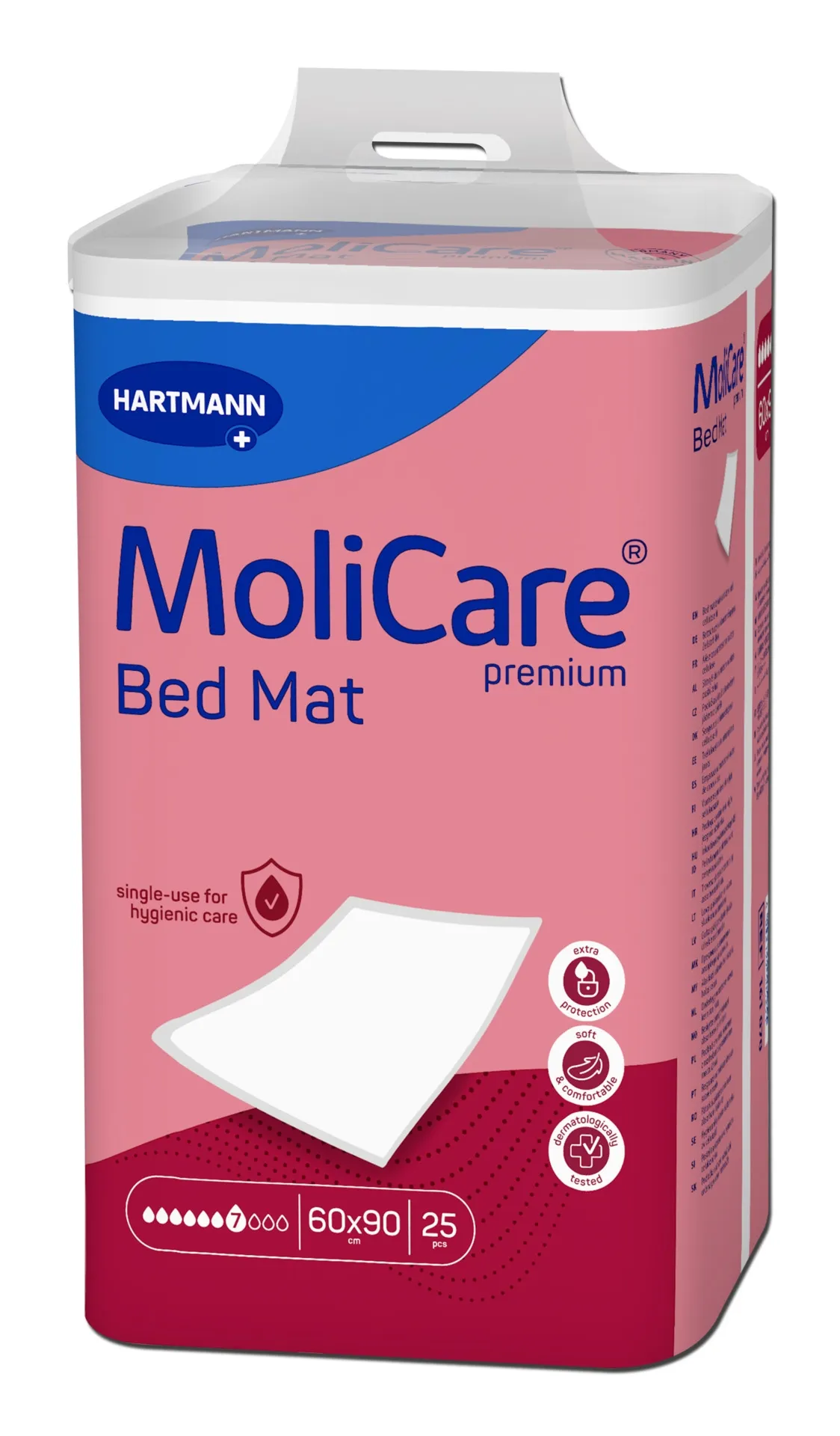MOLICARE PREMIUM Bed Mat 7 lašai 60x90cm, 25 vnt. -  
