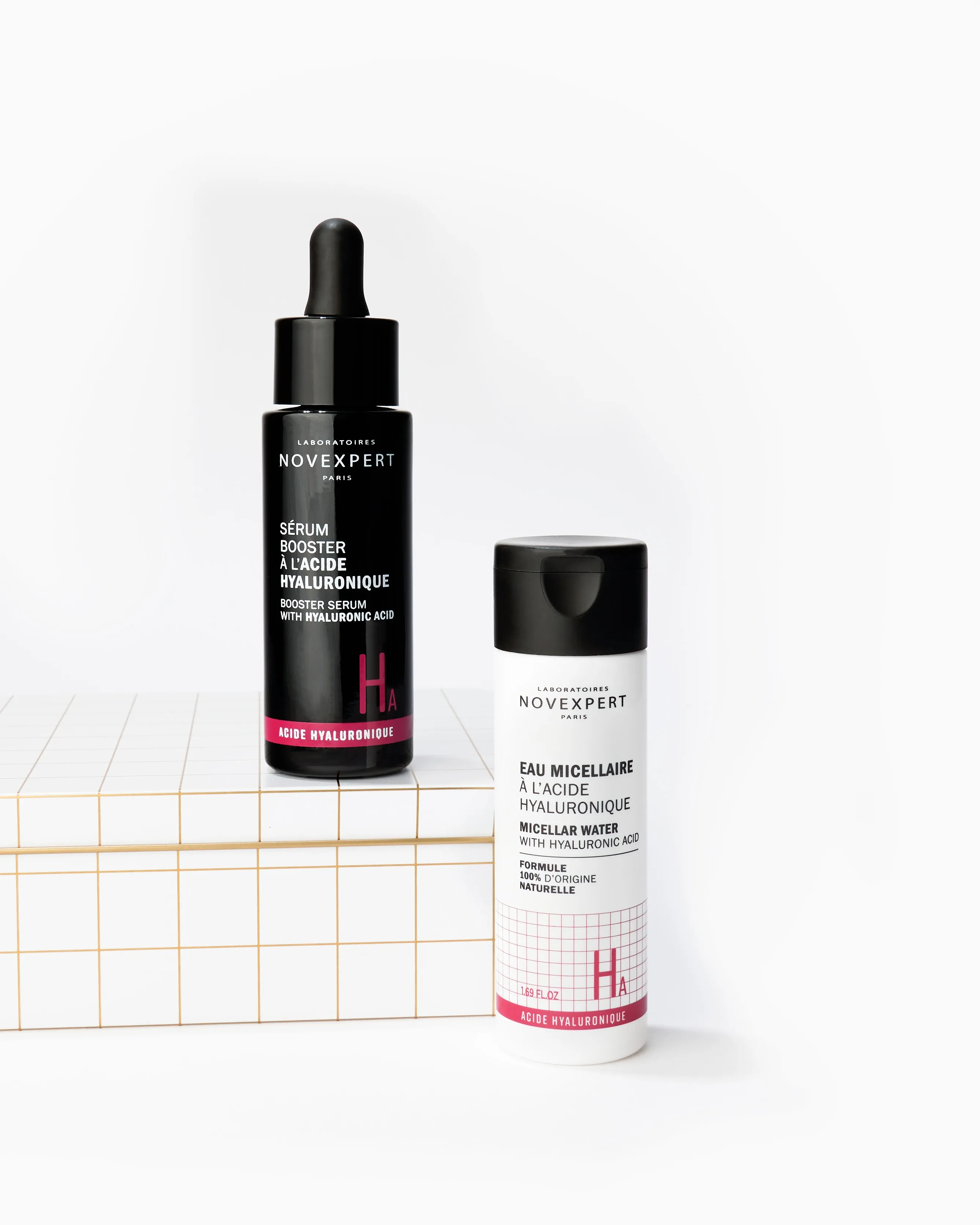 NOVEXPERT hialurono linijos rinkinys metalinėje dėžutėje, 30ml + 50ml -  