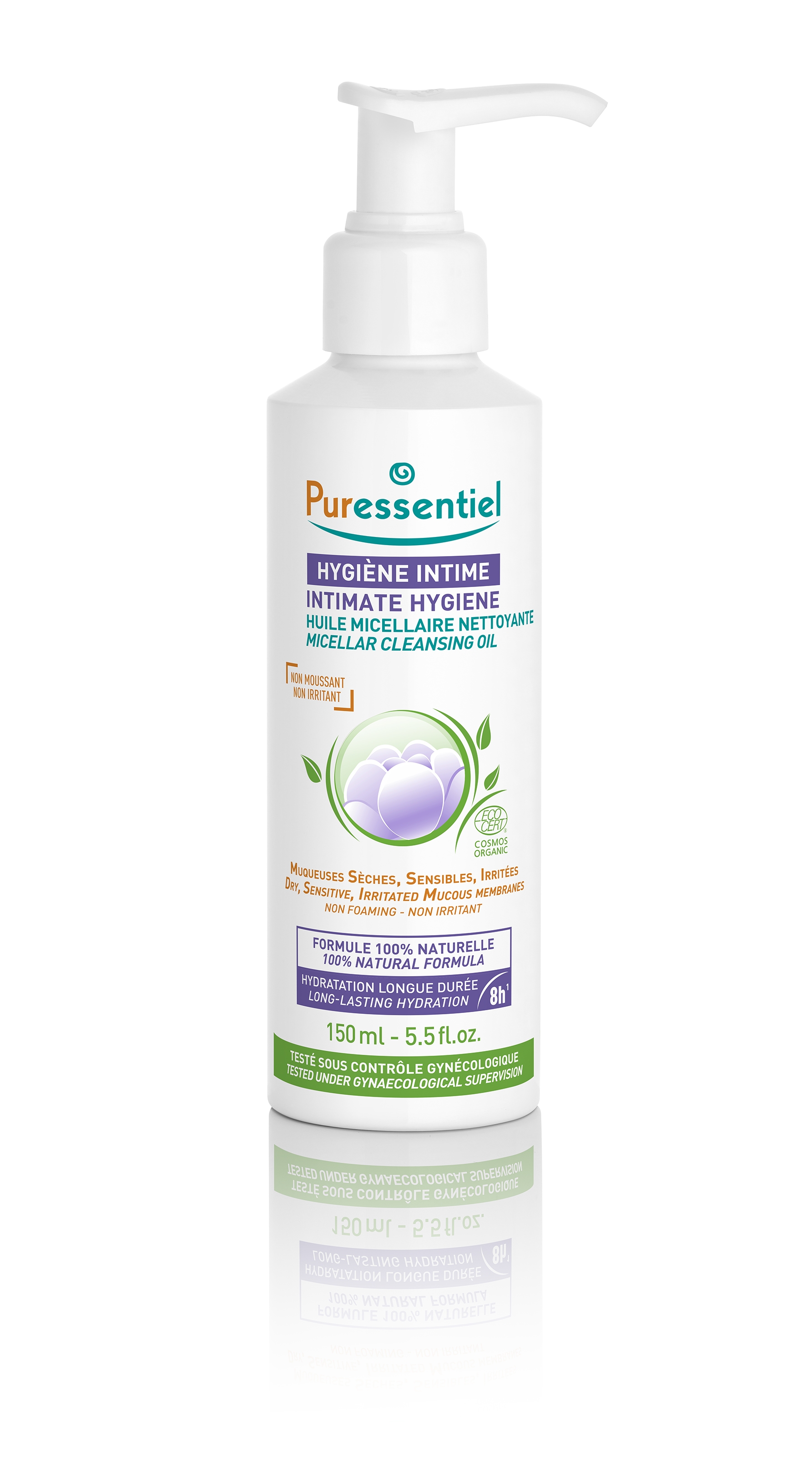 Puressentiel Intymios higienos valomasis micelinis aliejus, 150 ml -  