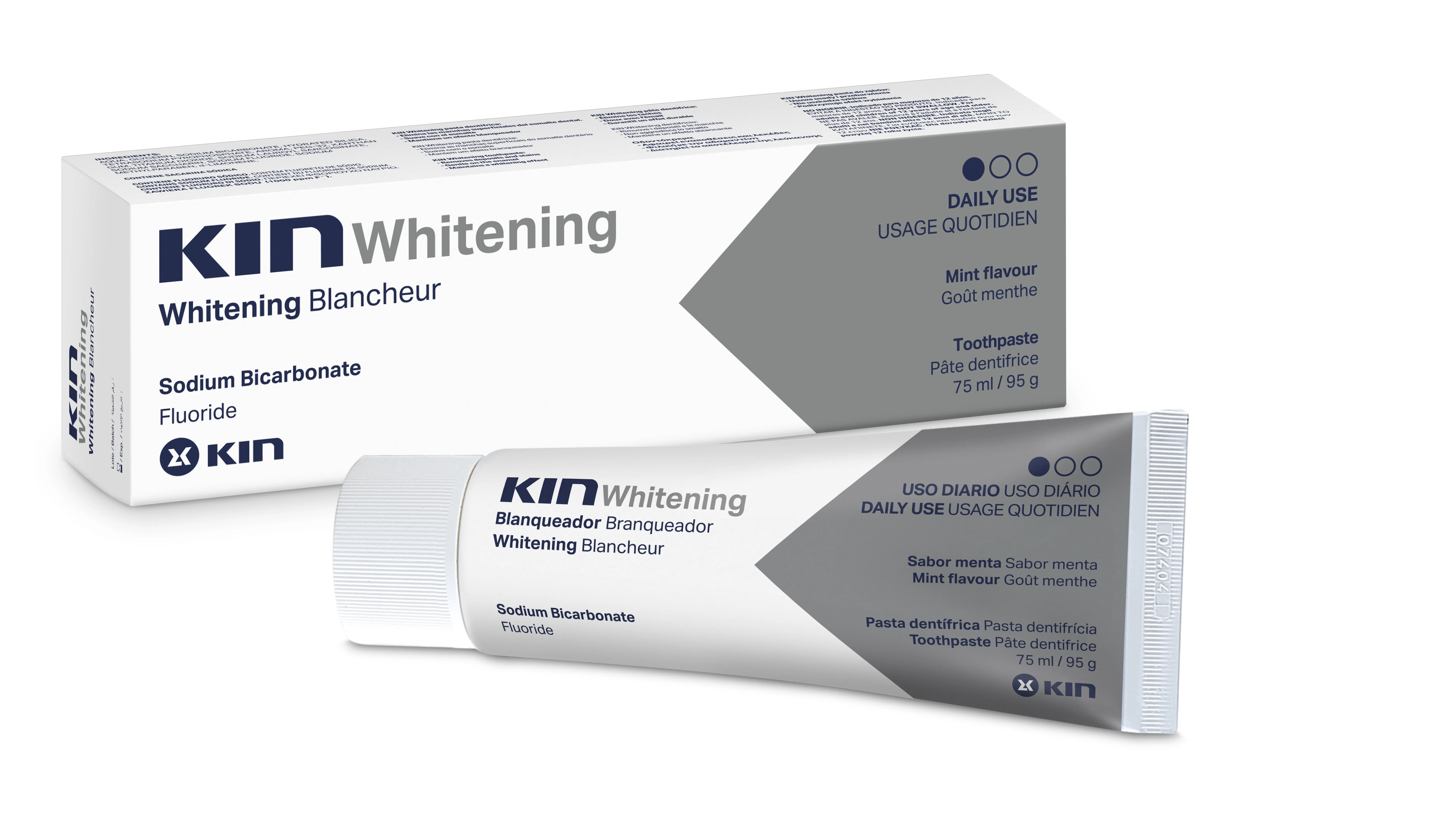 KIN Dantų pasta WHITENING, 75ml -  2