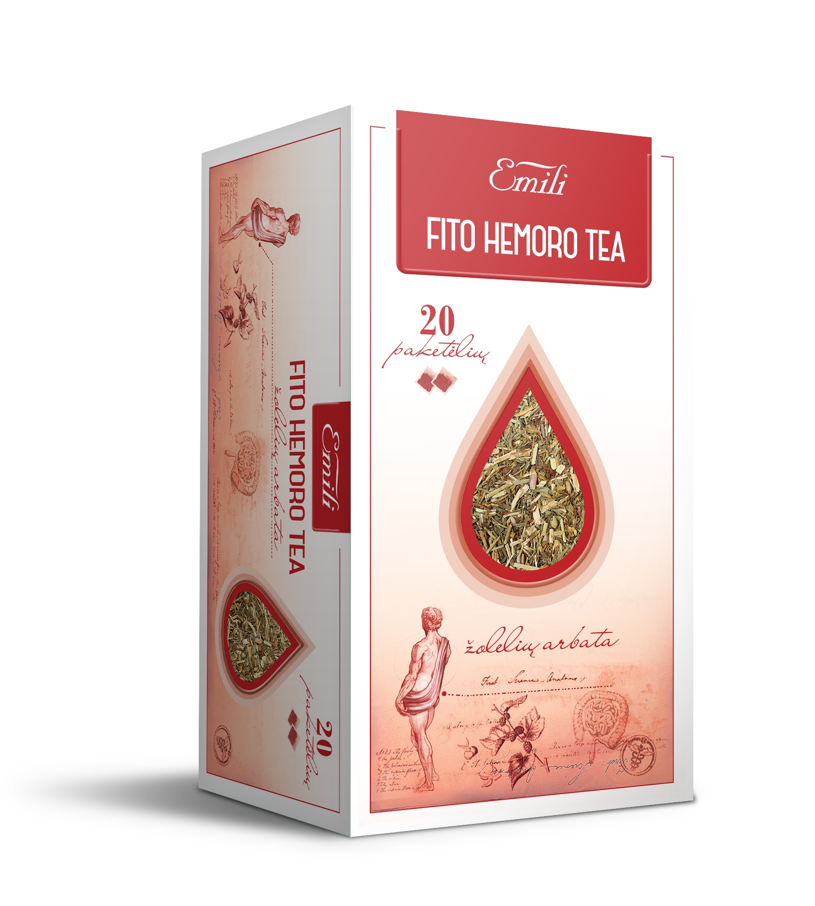EMILI arbata FITO HEMORO, 1,5g x N20 -  