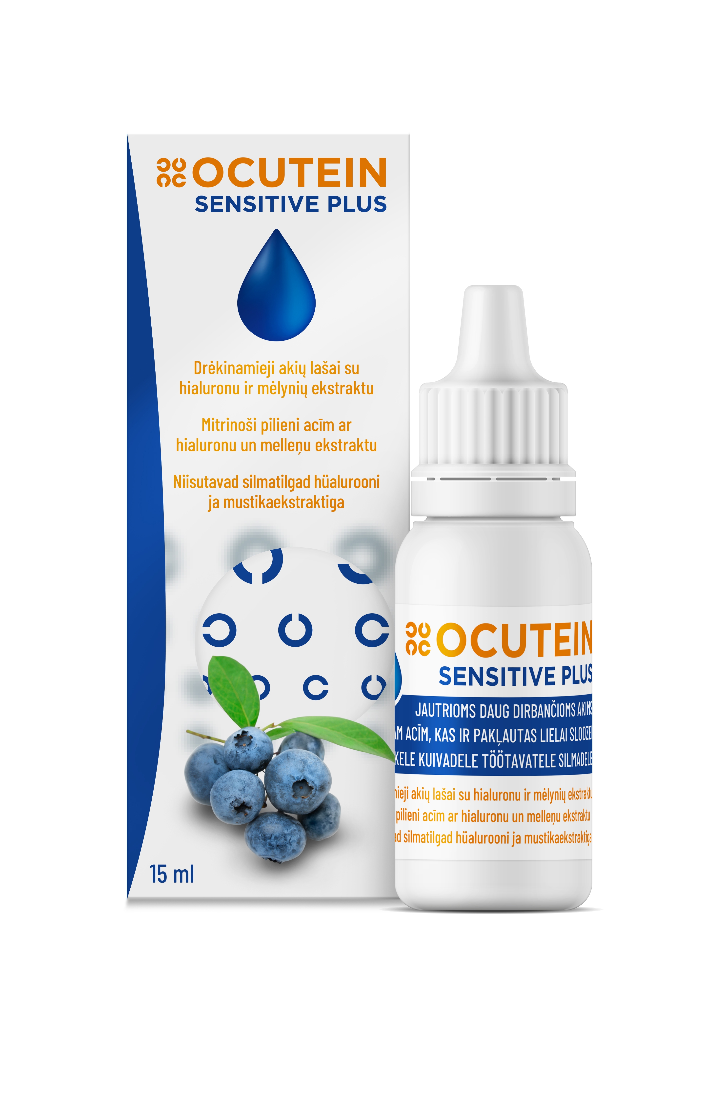 Ocutein Sensitive Plus akių lašai 15 ml -  