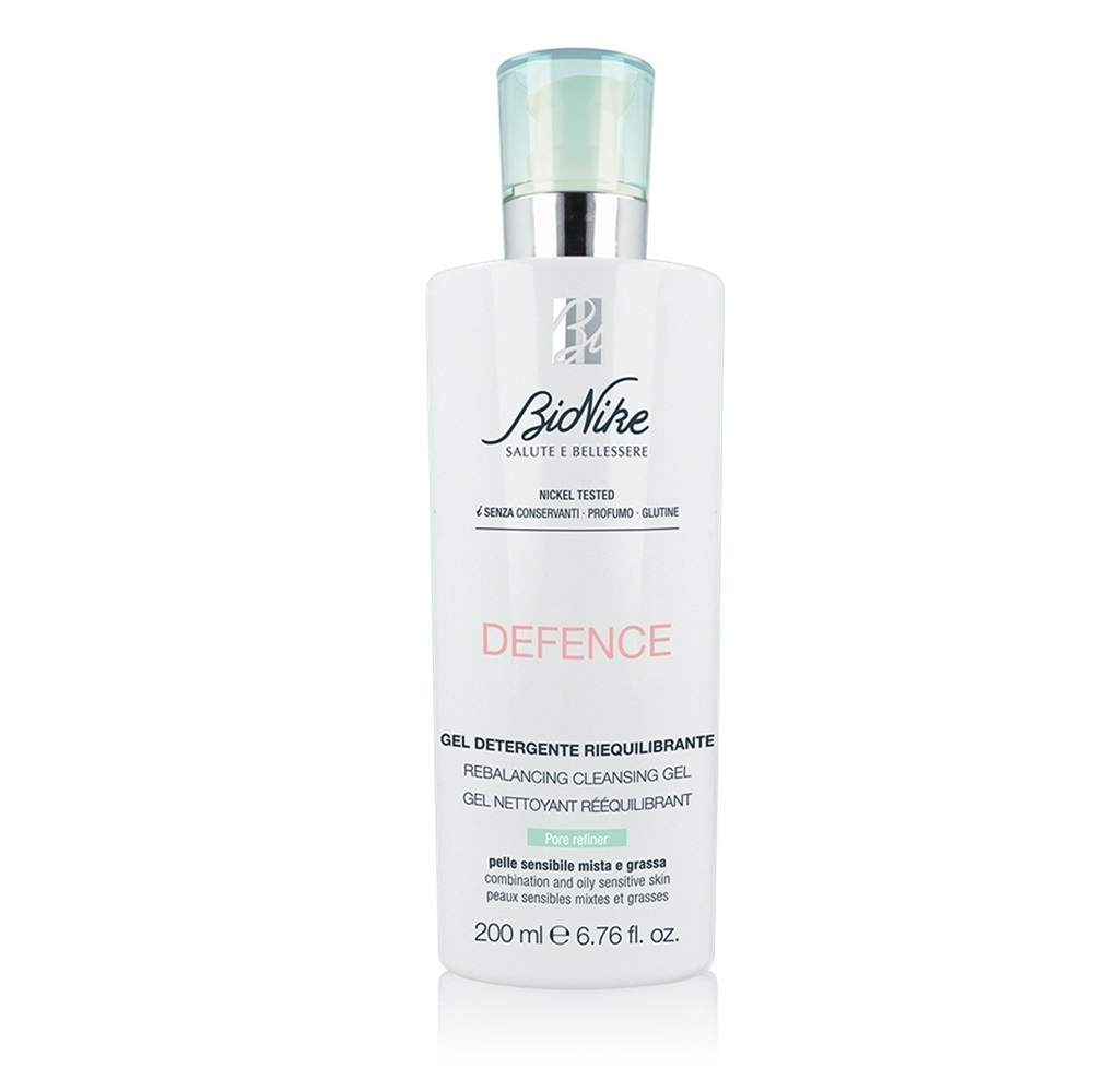 BioNike DEFENCE balansuojamasis, valomasis veido prausiklis, 200 ml -  