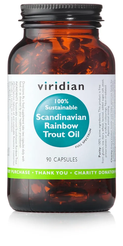 VIRIDIAN SCANDINAVIAN RAINBOW TROUT OIL, N90 -  