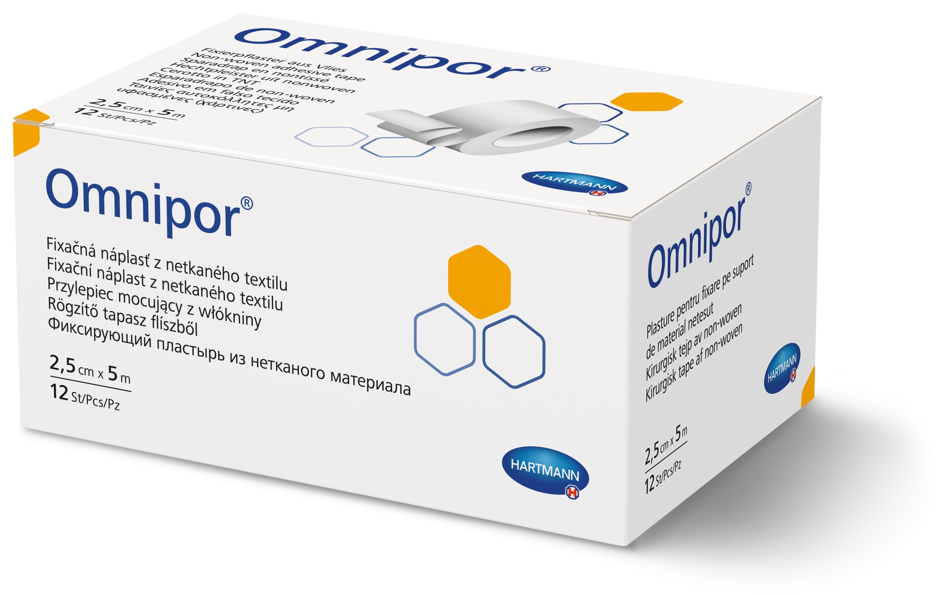 Omnipor pleistras, 2.5cm x 5m, 1vnt. -  
