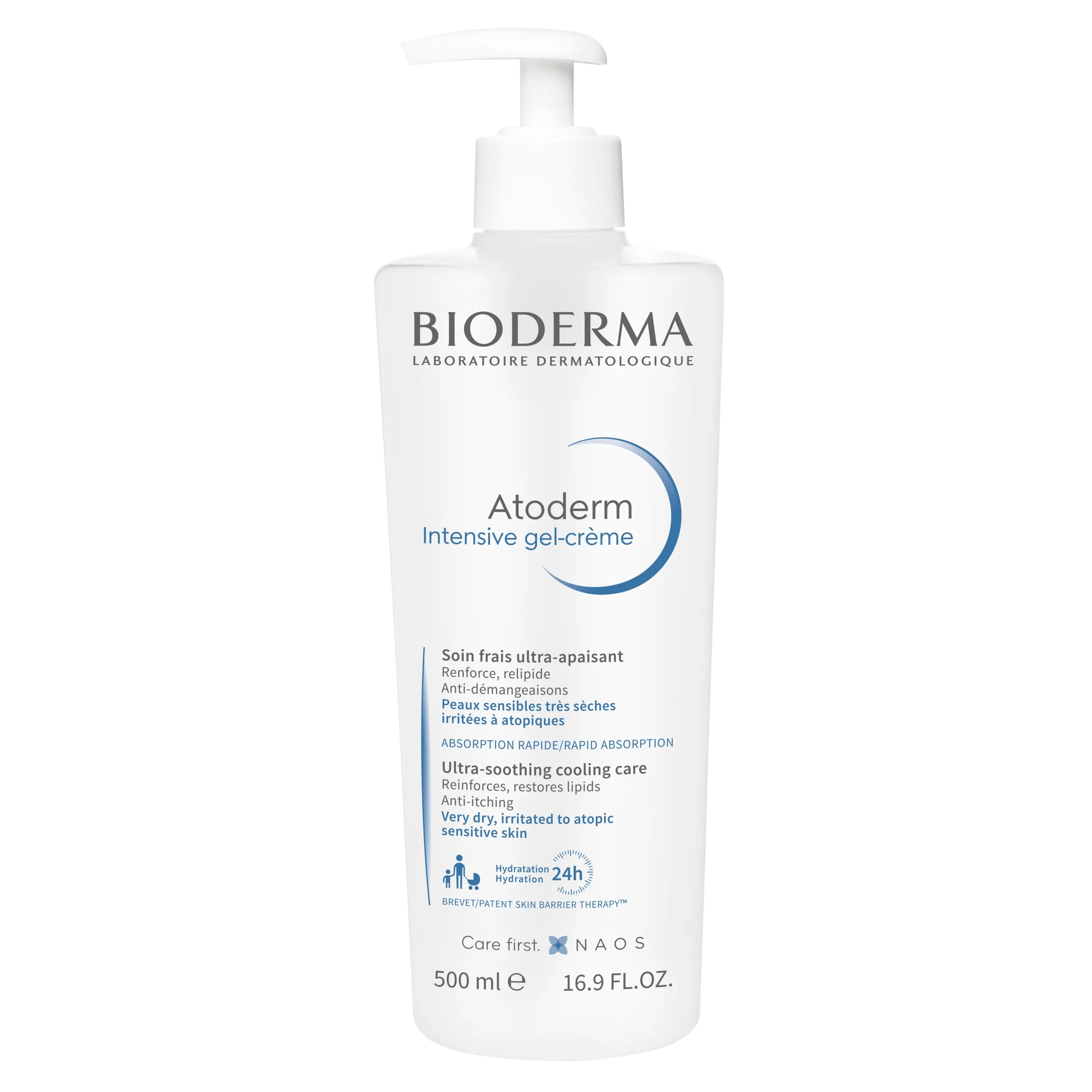 BIODERMA gelis-kremas atopiškai odai ATODERM INTENSIVE 500ml -  2