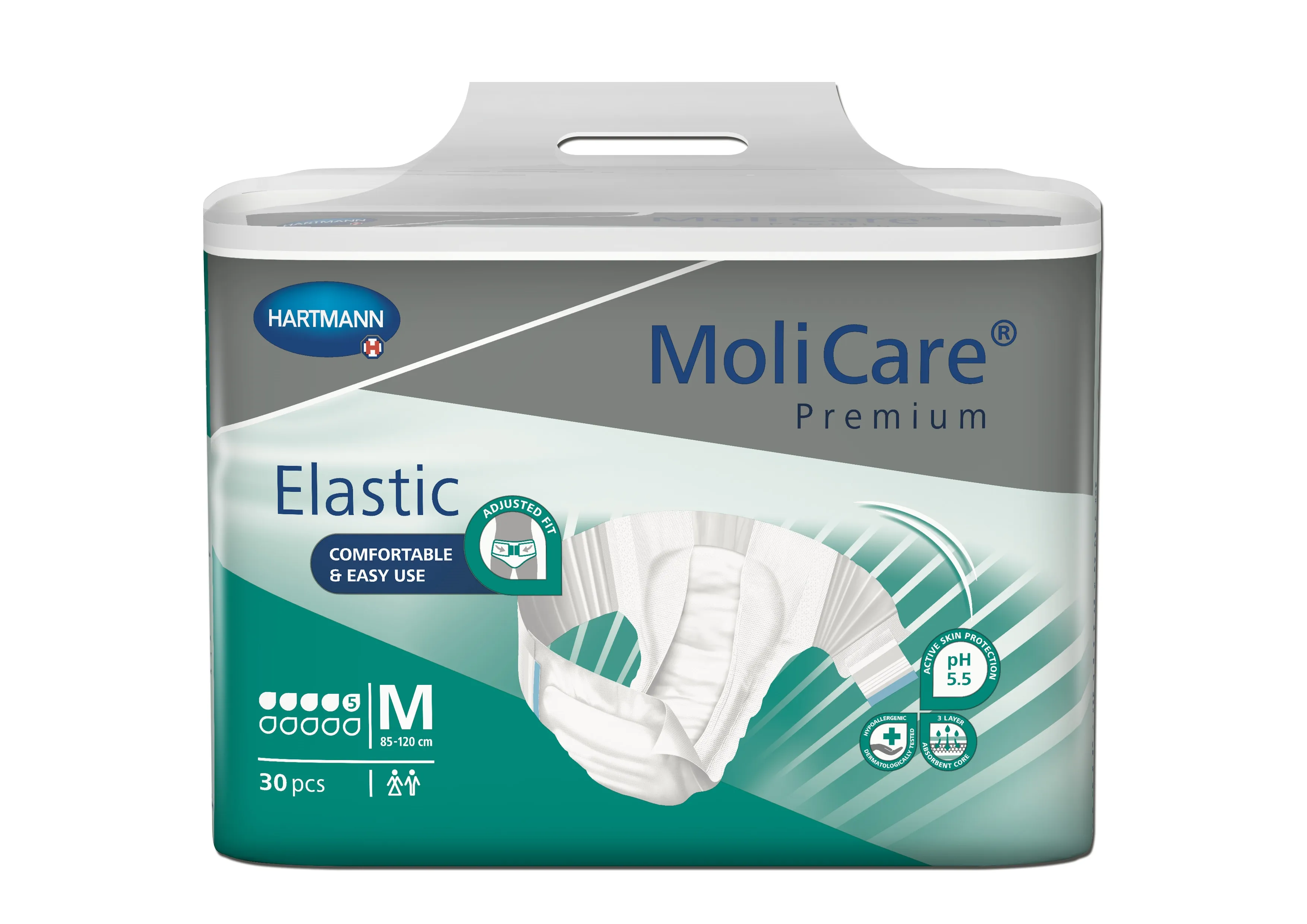 MoliCare Elastic sausk. 5 lašai M, N30 /165172 -  