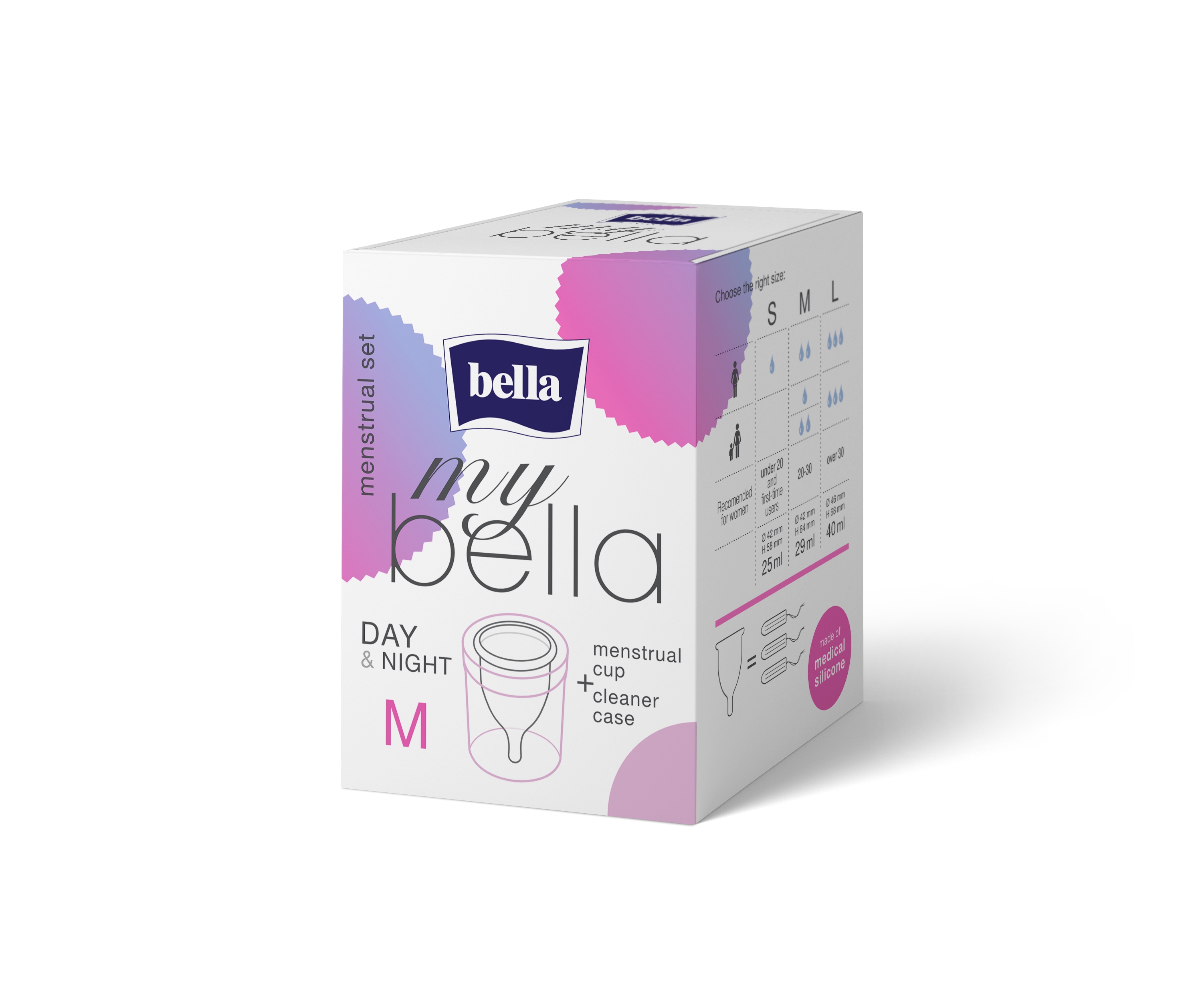 My BELLA menstruacinės taurelės rinkinys M N1 -  