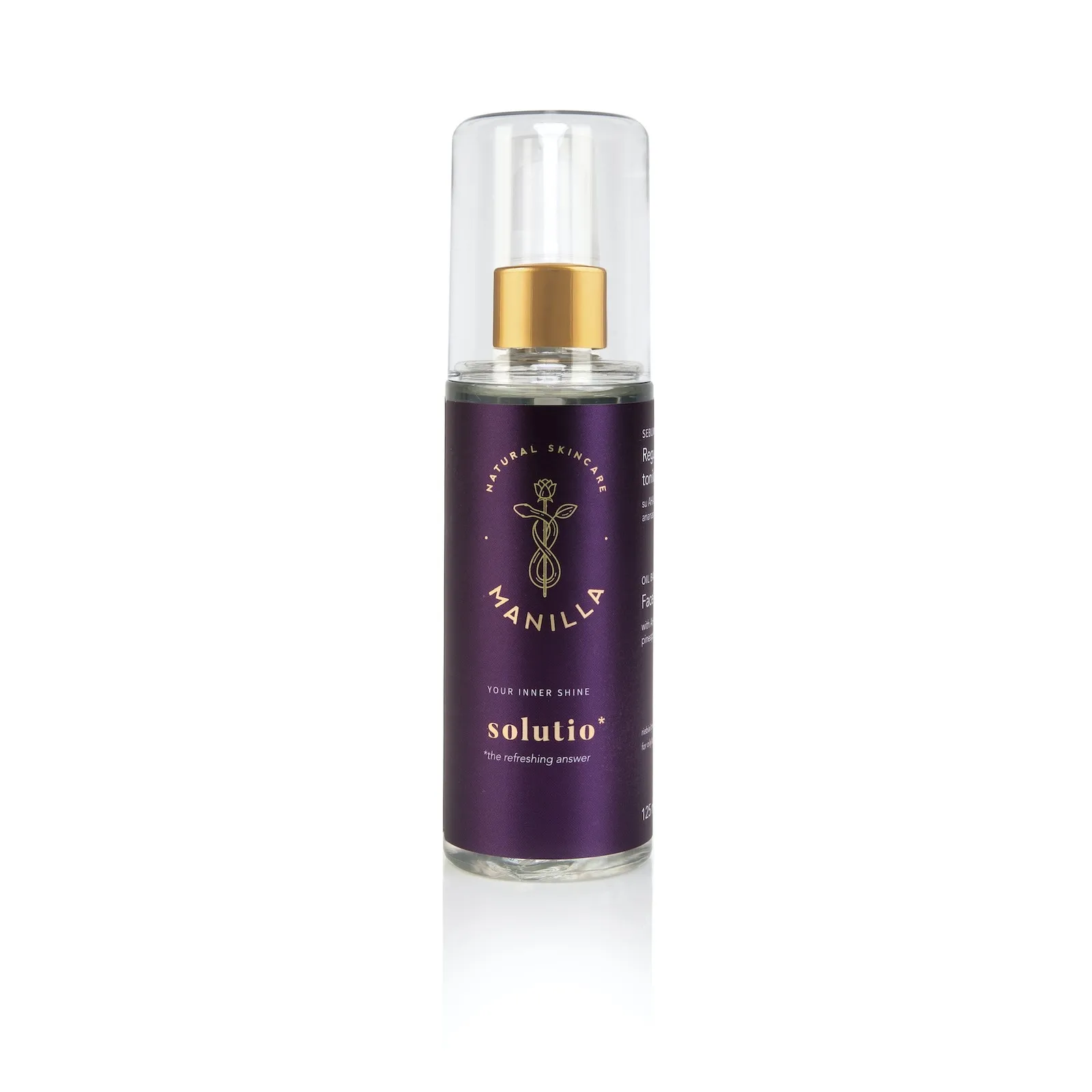 MANILLA reguliuojantis sebumo išsiskyrimą tonikas SOLUTIO, 125ml -  