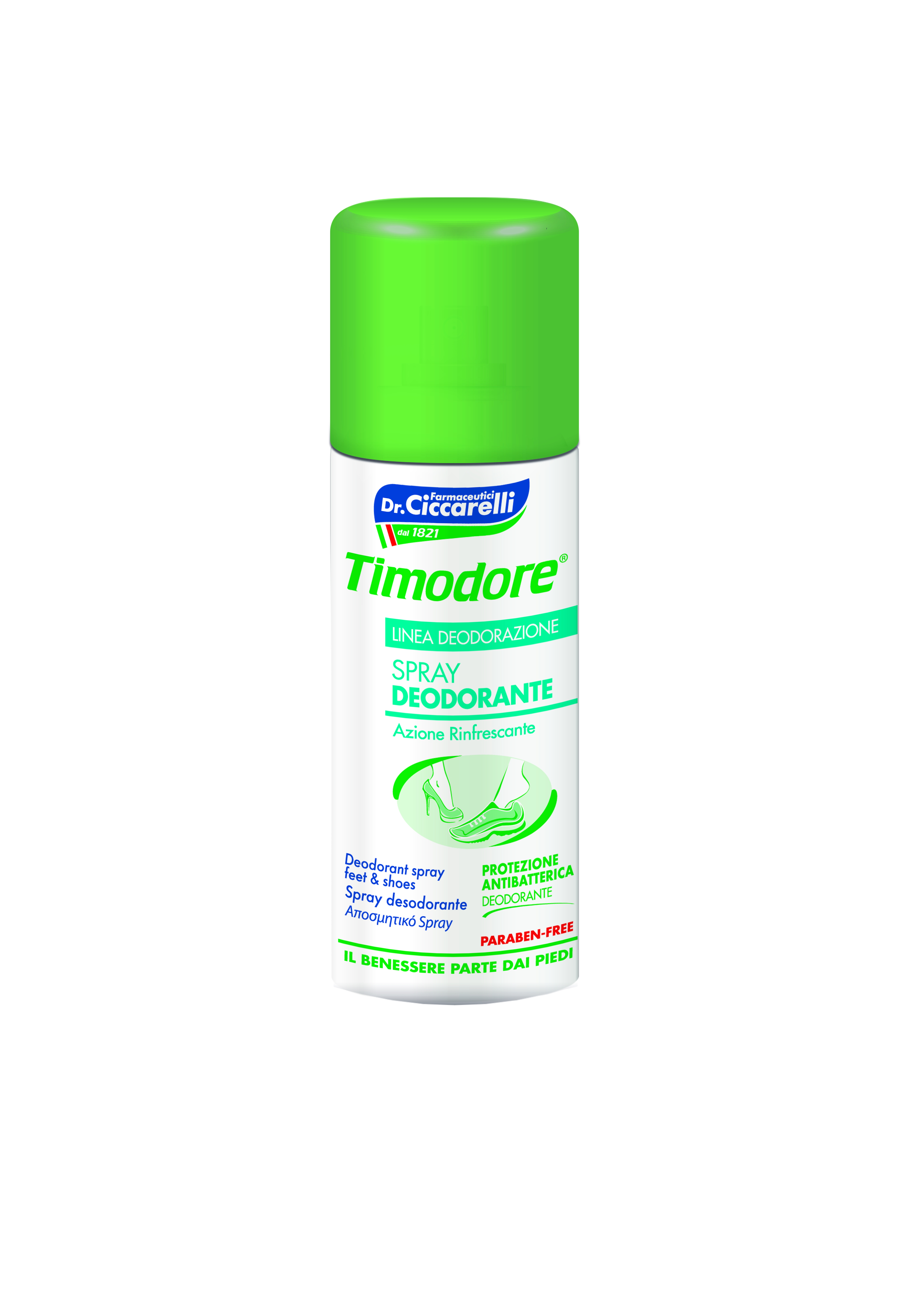 TIMODORE  atsiseptinis pėdų ir avalynės dezodorantas, 150ml -  