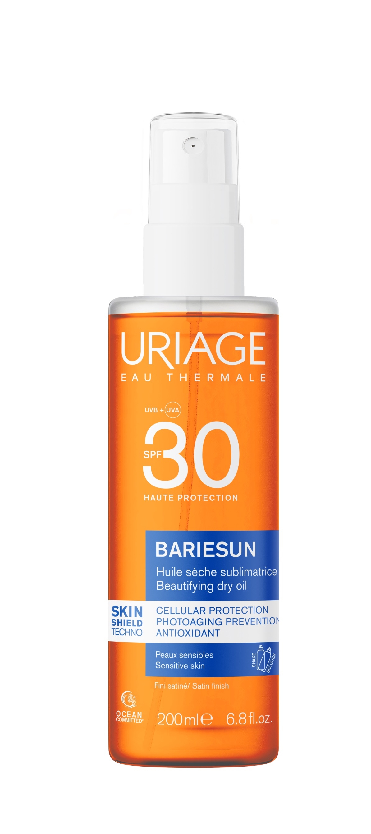 URIAGE, sausas aliejinis purškalas BARIESUN HUILE SPF30, 200ml -  