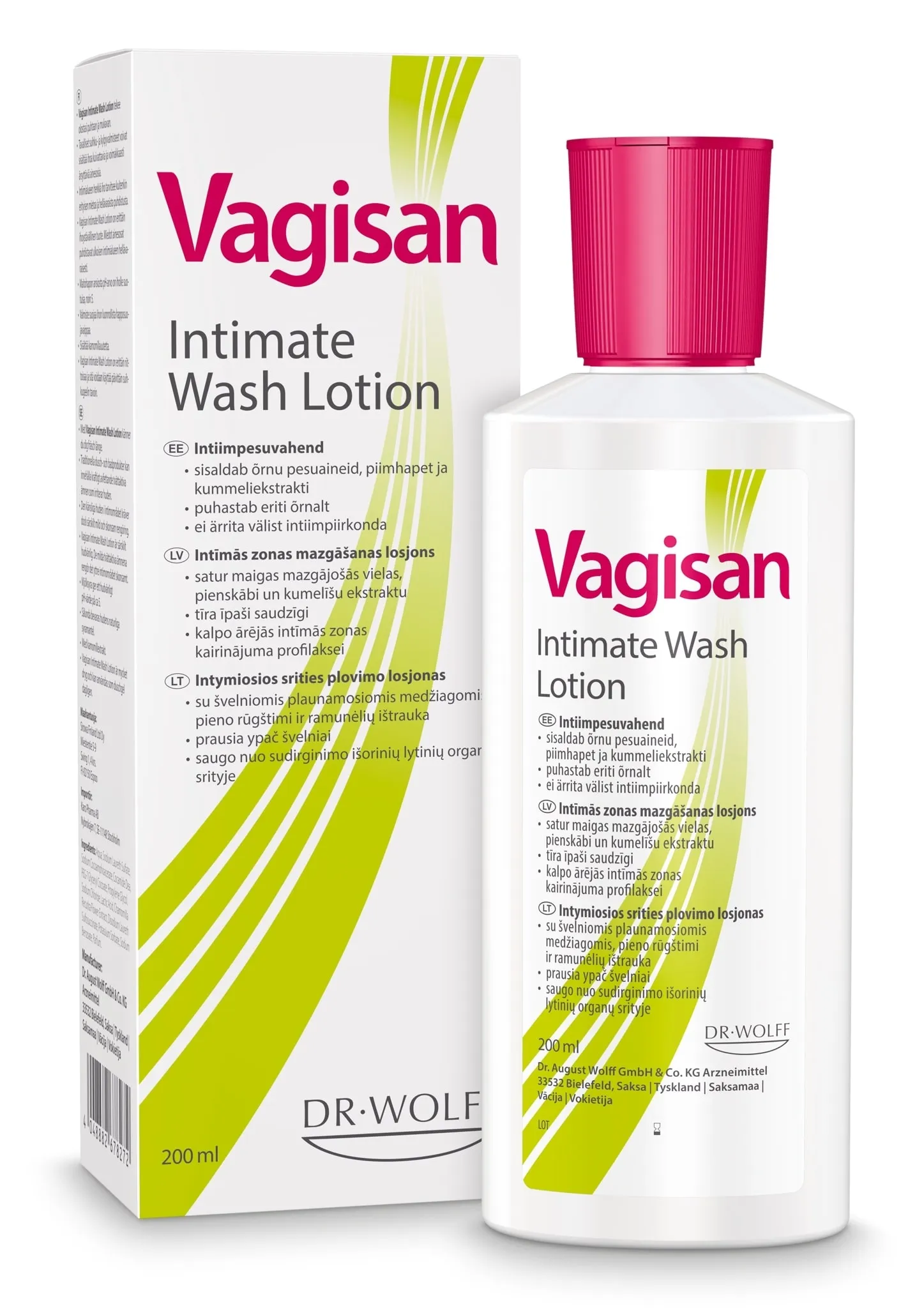 VAGISAN intymios higienos prausiklis, 200ml -  