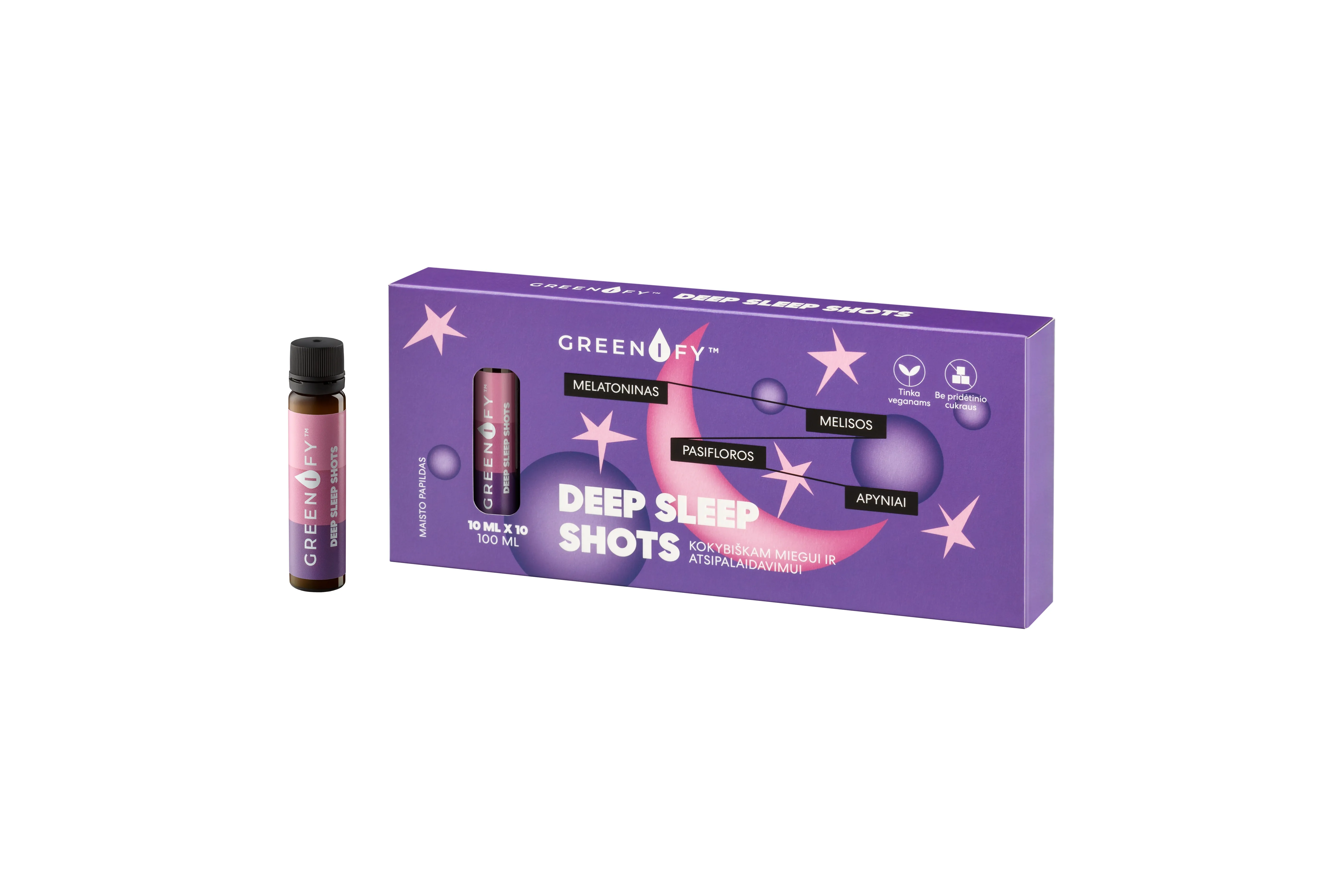 GREENIFY Deep Sleep Shots, N10 x 10ml -  