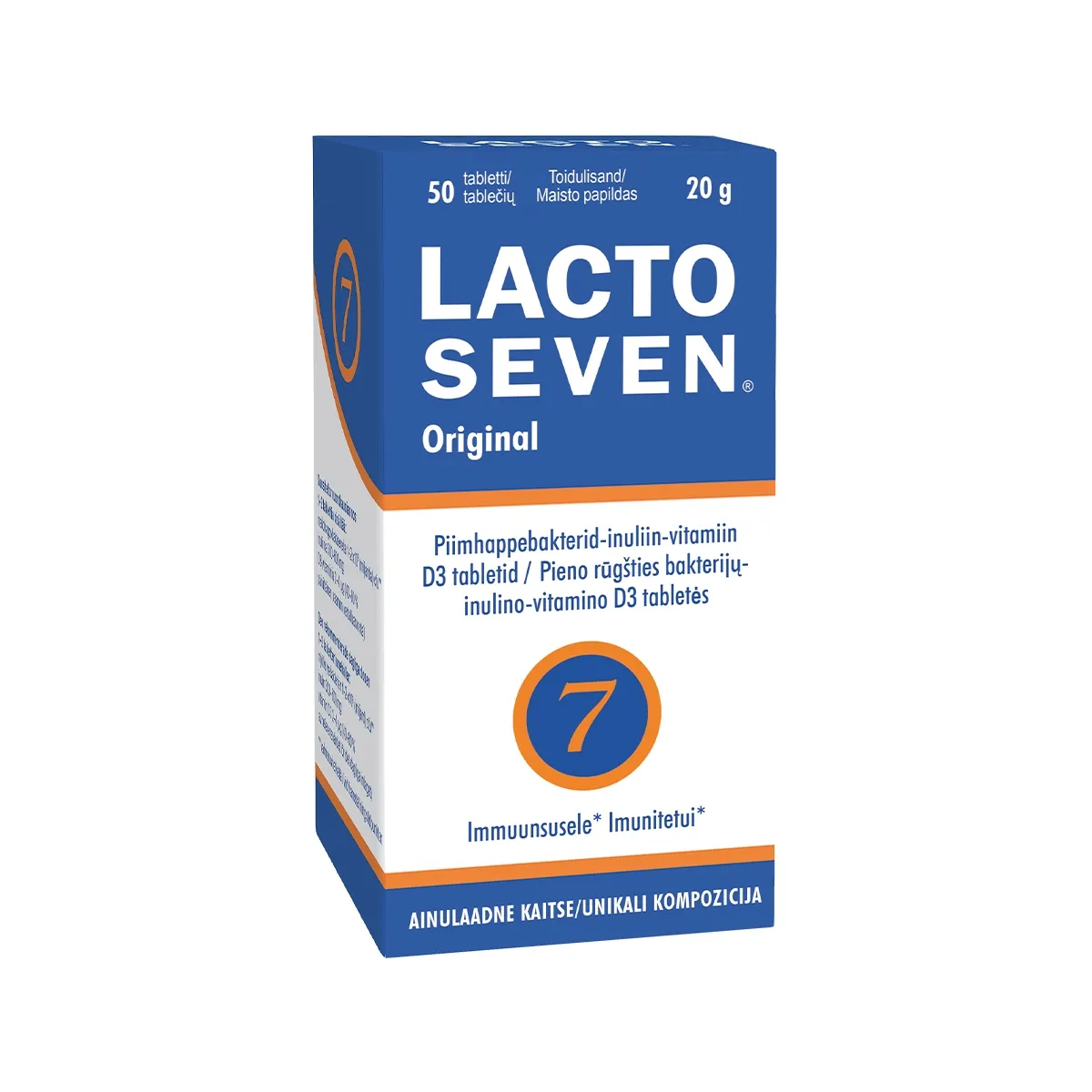 VITABALANS LACTOSEVEN tabletės N50 -  