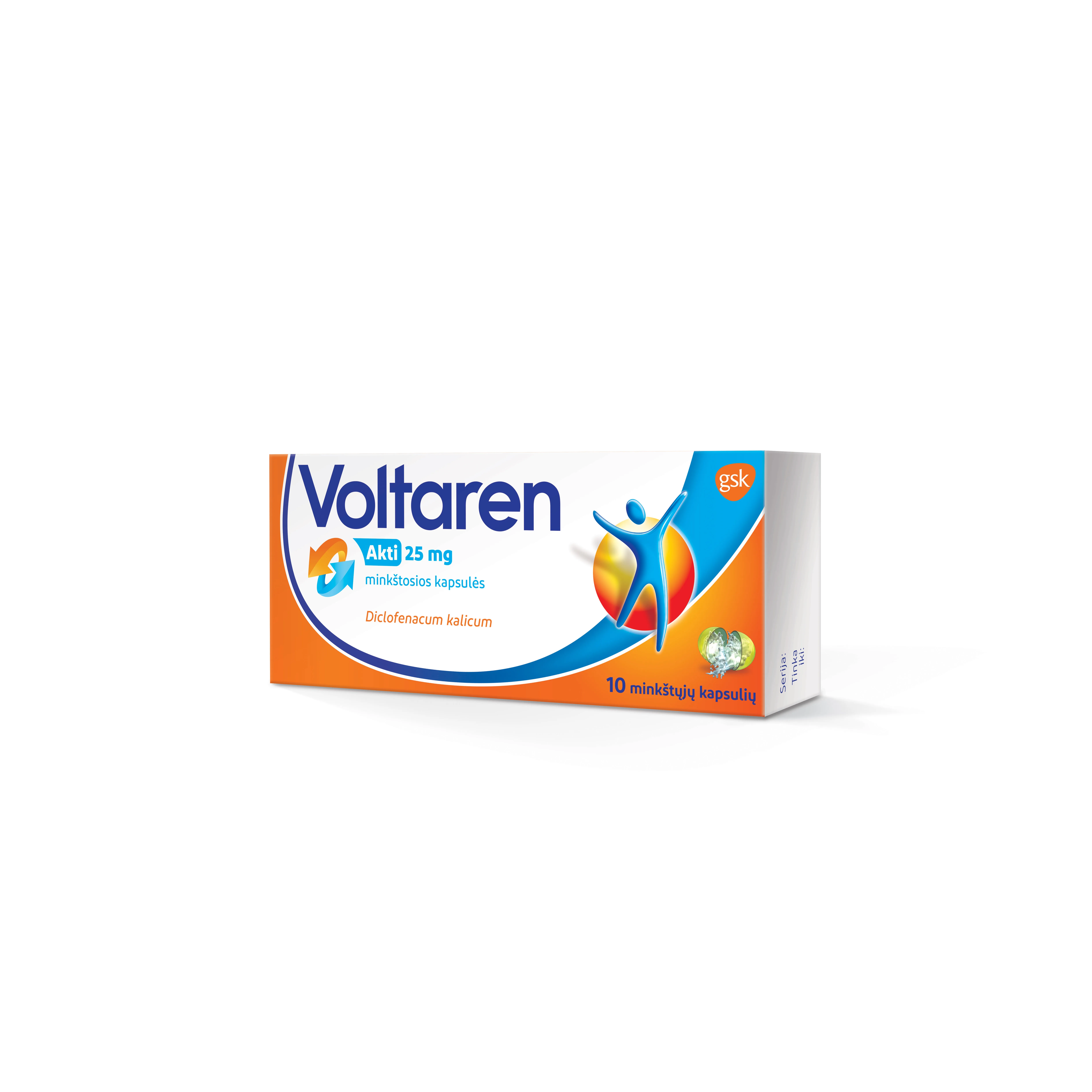 Voltaren Akti 25mg caps. N10 -  