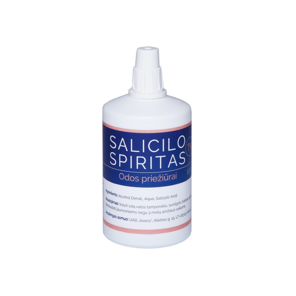 SALICILO SPIRITAS 1% odos tirpalas, 100ml -  
