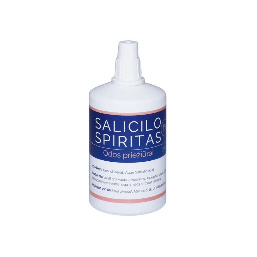 SALICILO SPIRITAS 1% odos tirpalas, 100ml -  