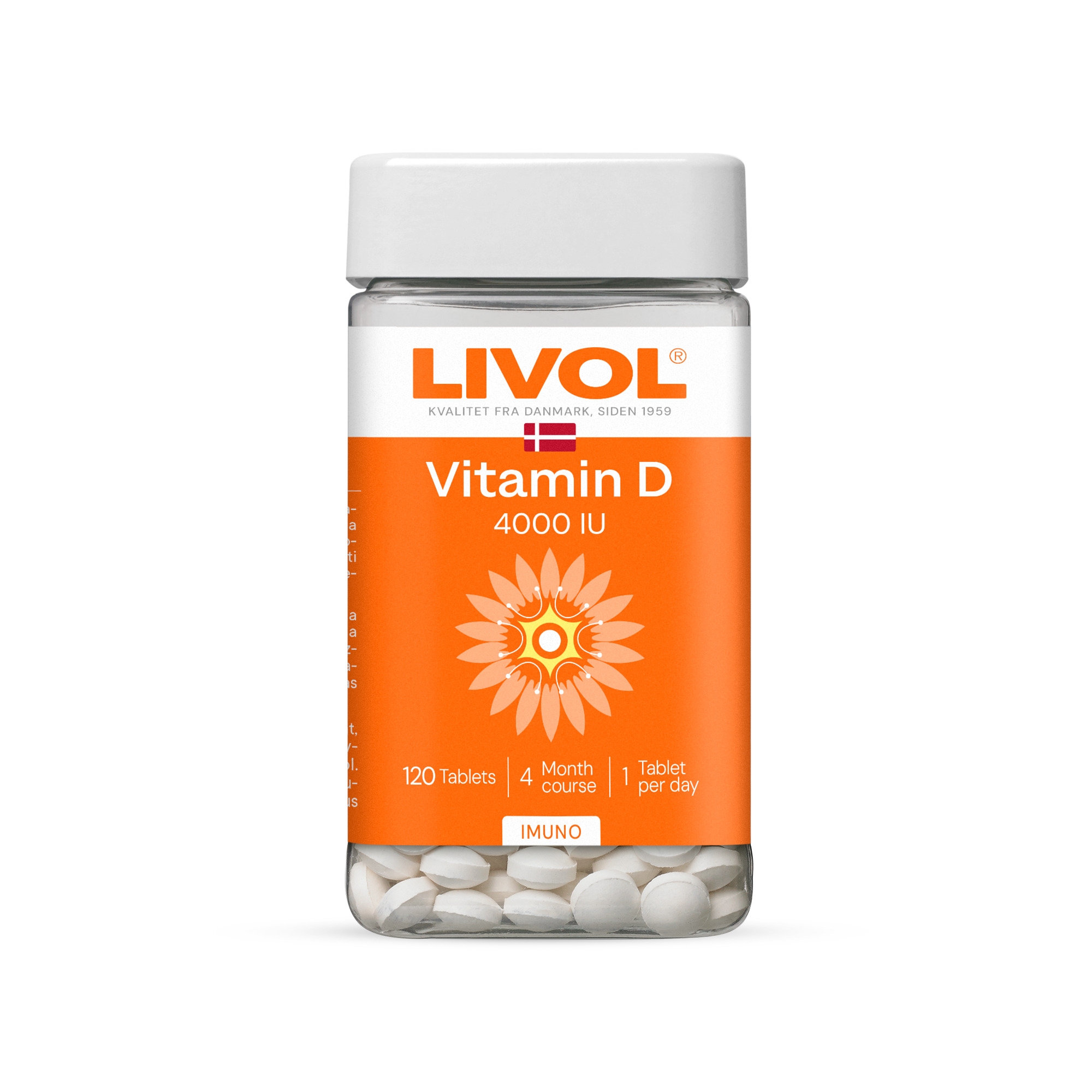 LIVOL EXTRA Vitaminas D 4000 TV, 120 tabl. -  