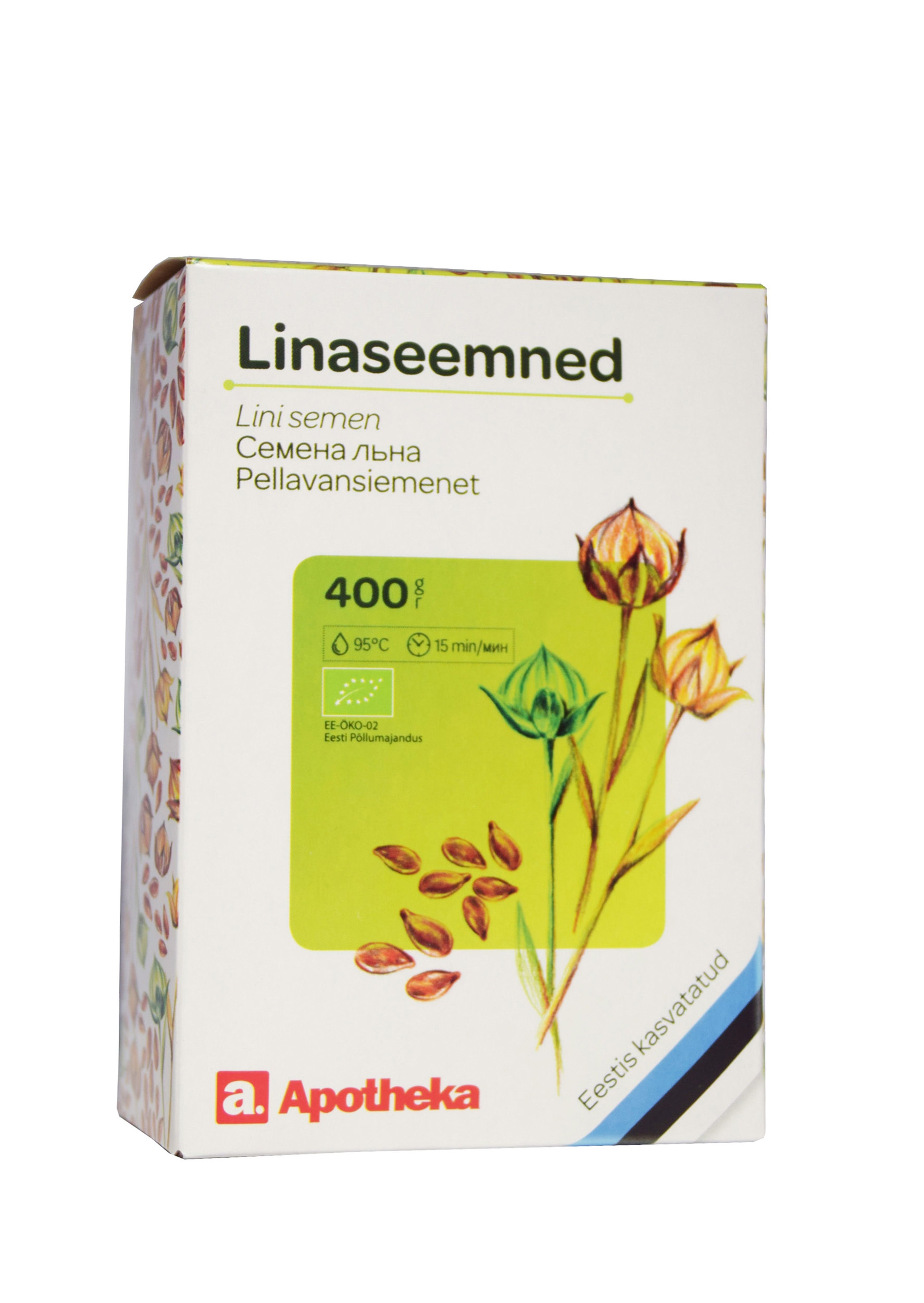 APOTHEKA vaistažolių arbata LINŲ SĖKLOS, 400g -  2