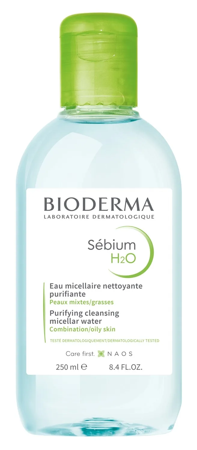 BIODERMA micelinis valomasis vanduo SEBIUM H2O, 250ml -  