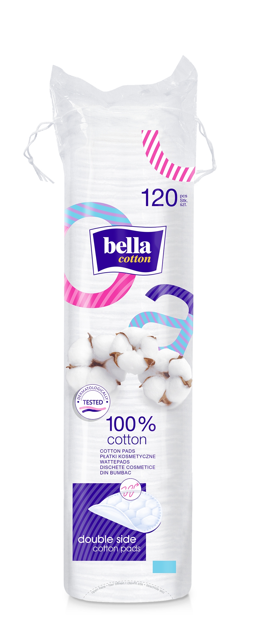 BELLA Cotton vatos pagalvėlės apvalios, N120 -  
