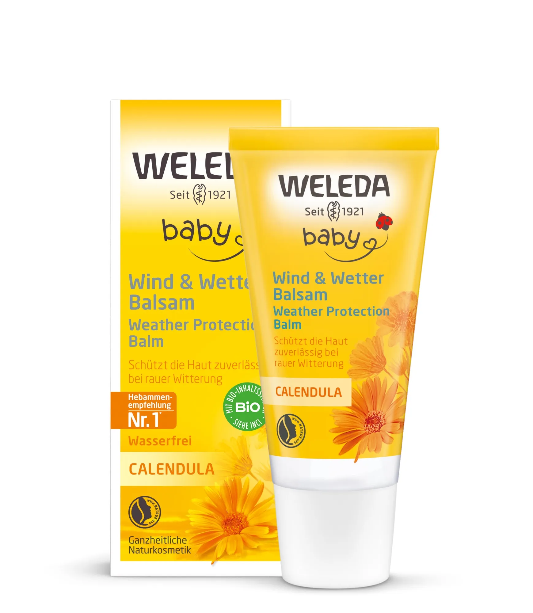 Weleda CALENDULA kremas nuo vėjo ir šalčio su medetkomis, 30ml -  