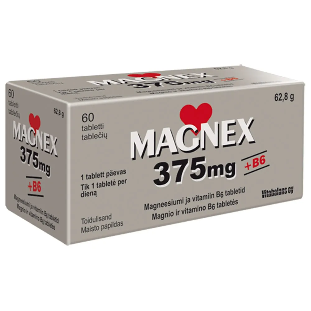 VITABALANS MAGNEX 375mg + B6 tabletės N60 -  