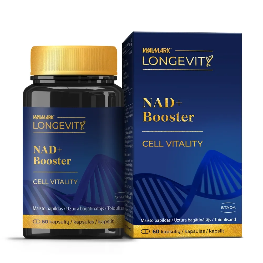 WALMARK LONGEVIT NAD+ Booster kapsulės N60 -  