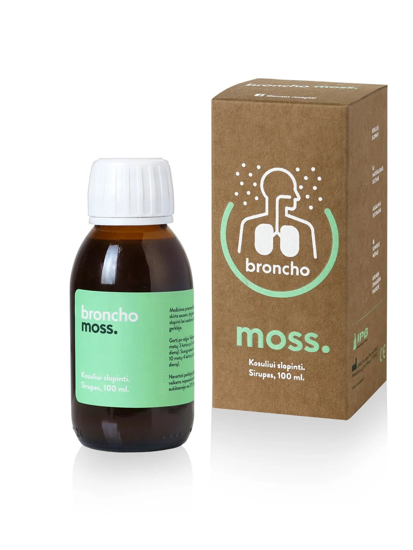 BRONCHOMOSS sirupas kosuliui, 100ml -  