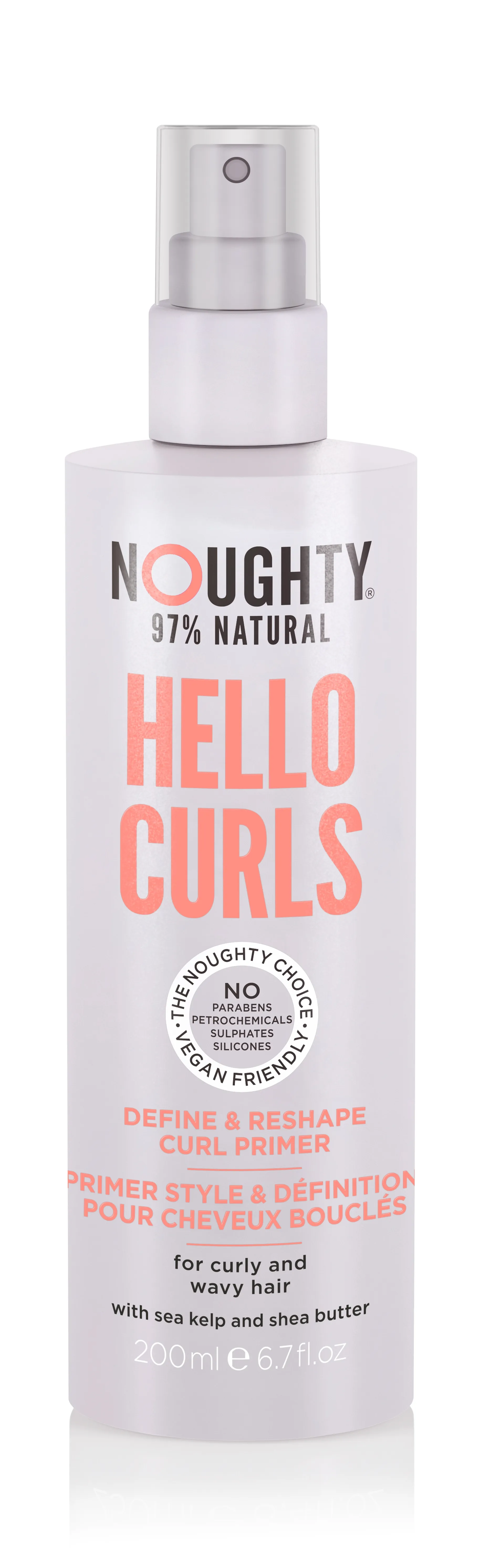 NOUGHTY purškiama garbanų formavimo priemonė HELLO CURLS, 200ml -  